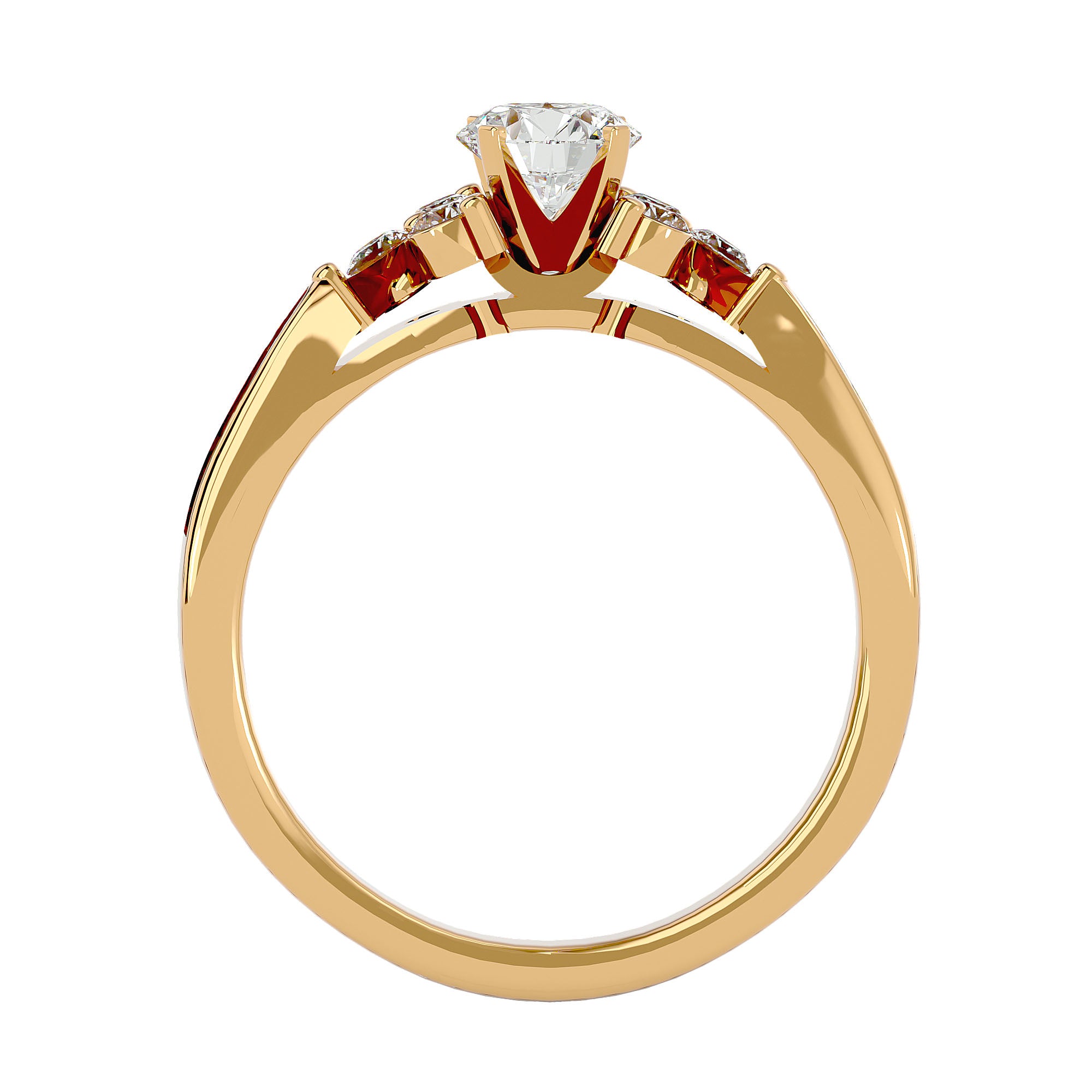 HOH Autumn Diamond Solitaire Ring