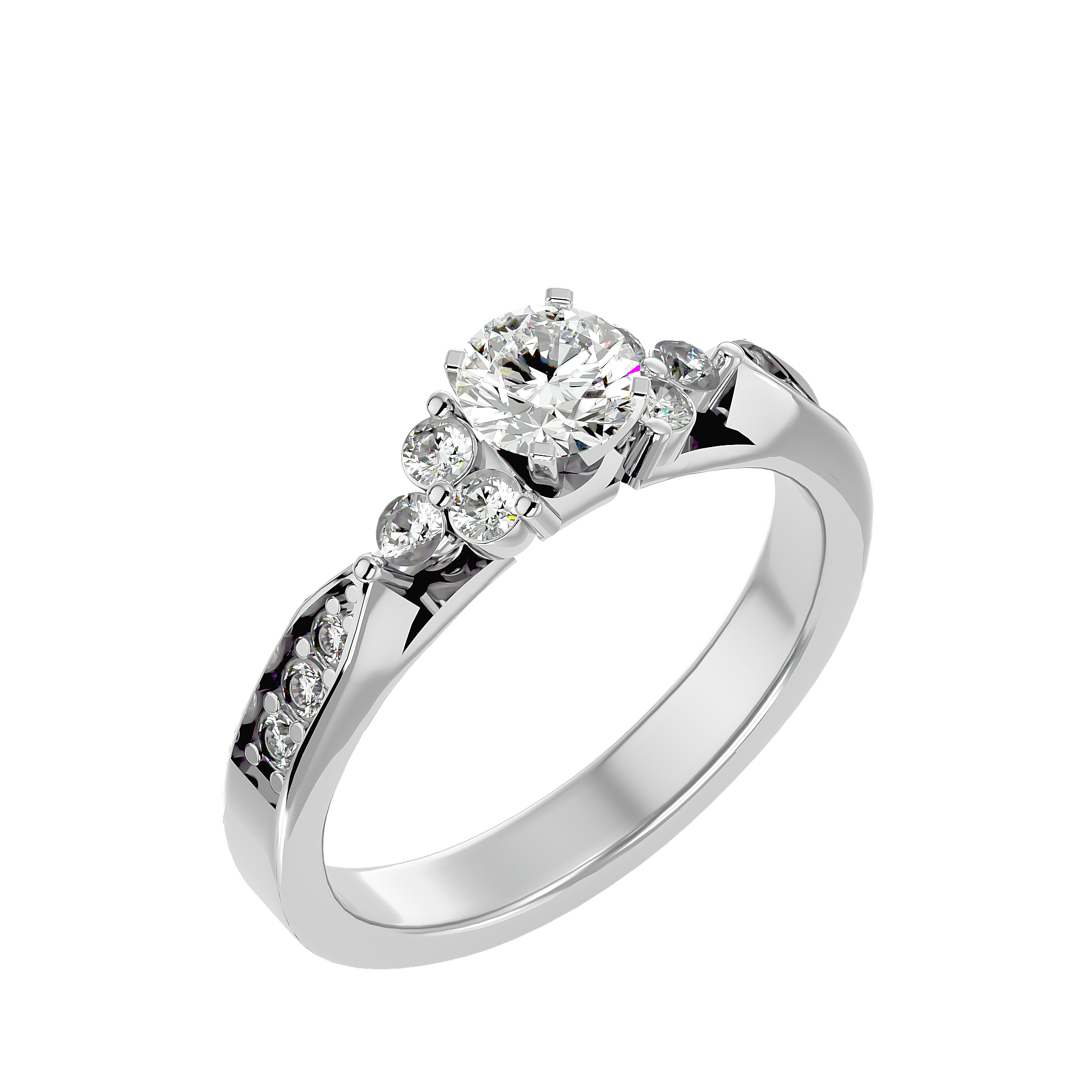 HOH Autumn Diamond Solitaire Ring
