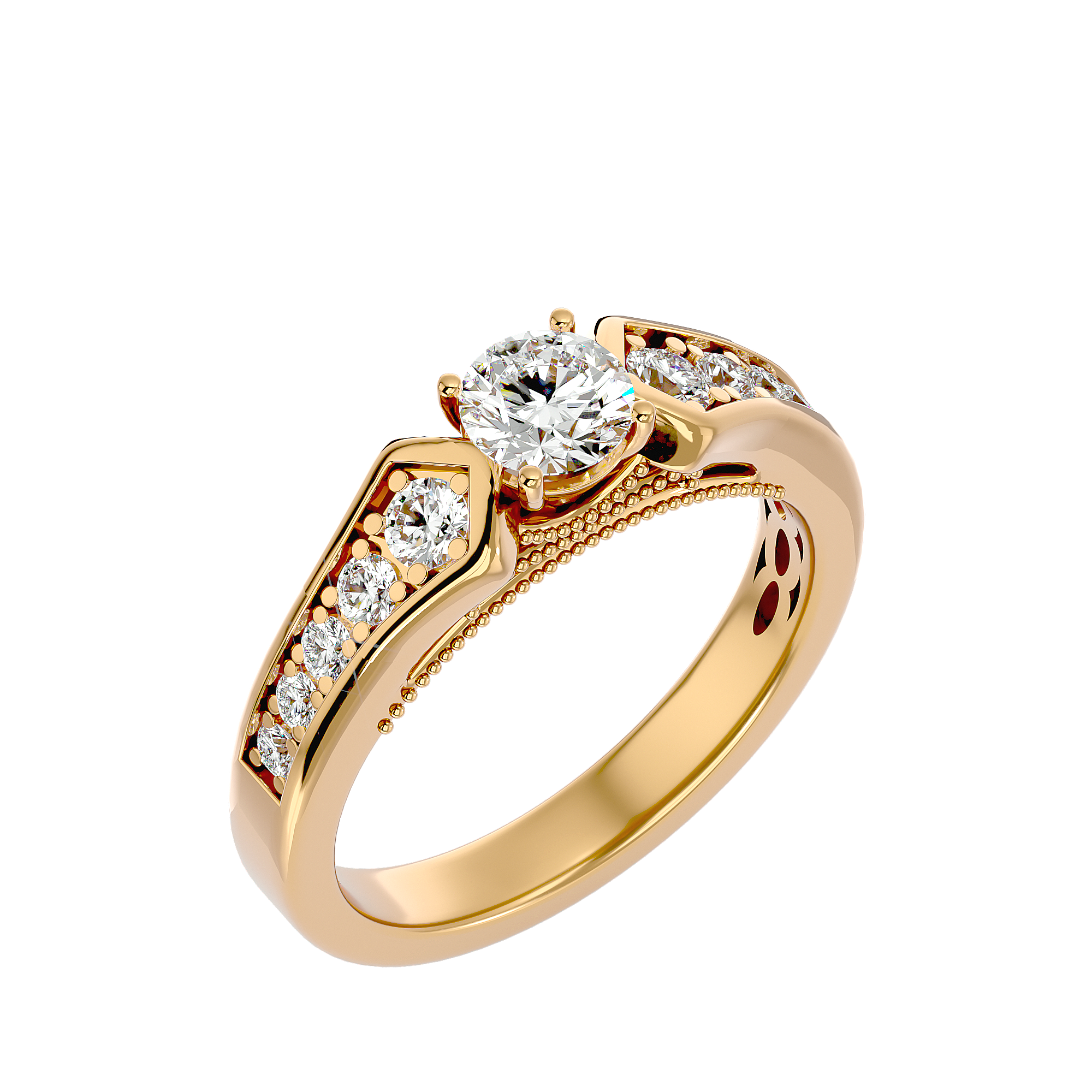 HOH Ira Diamond Solitaire Ring