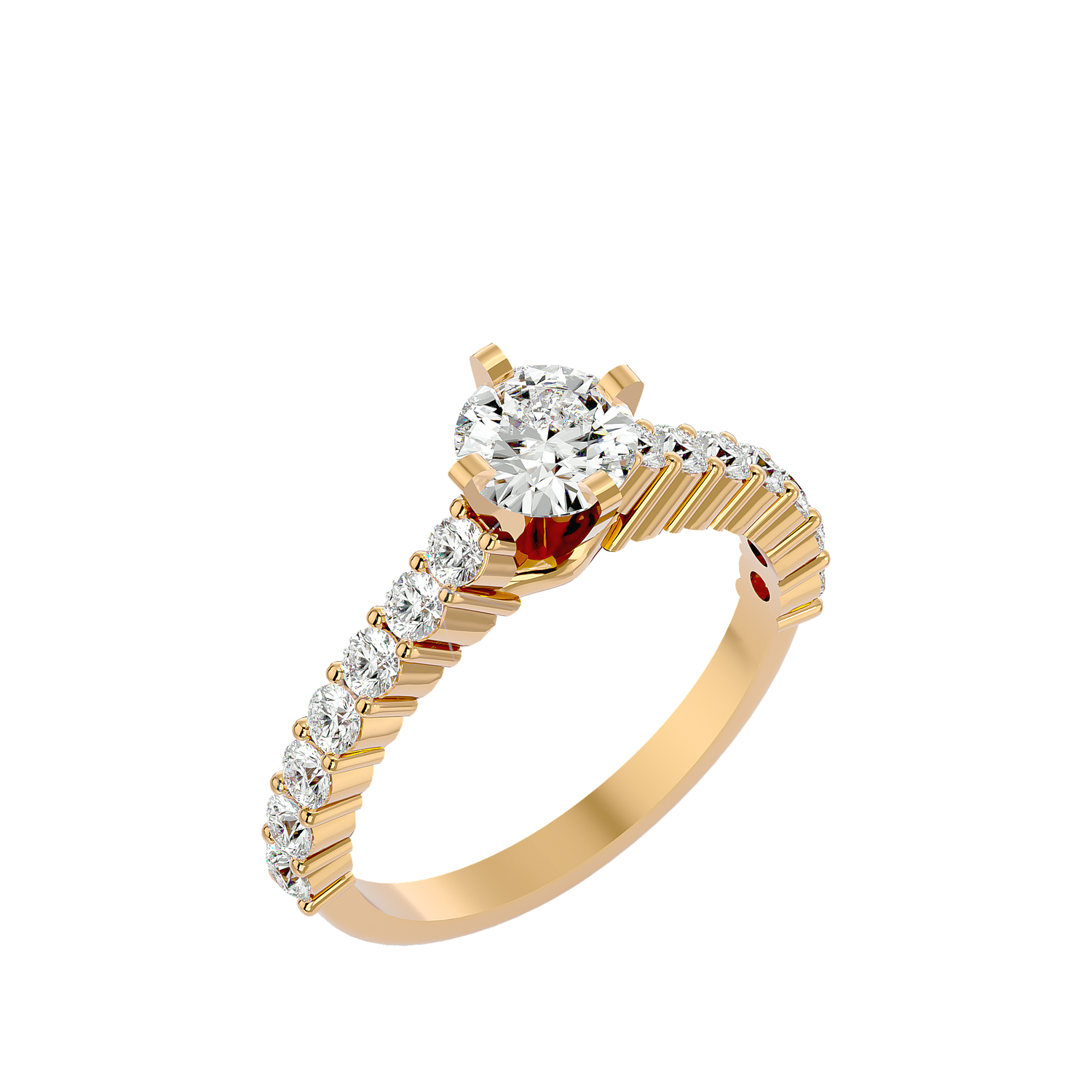 HOH Birdie Diamond Solitaire Ring