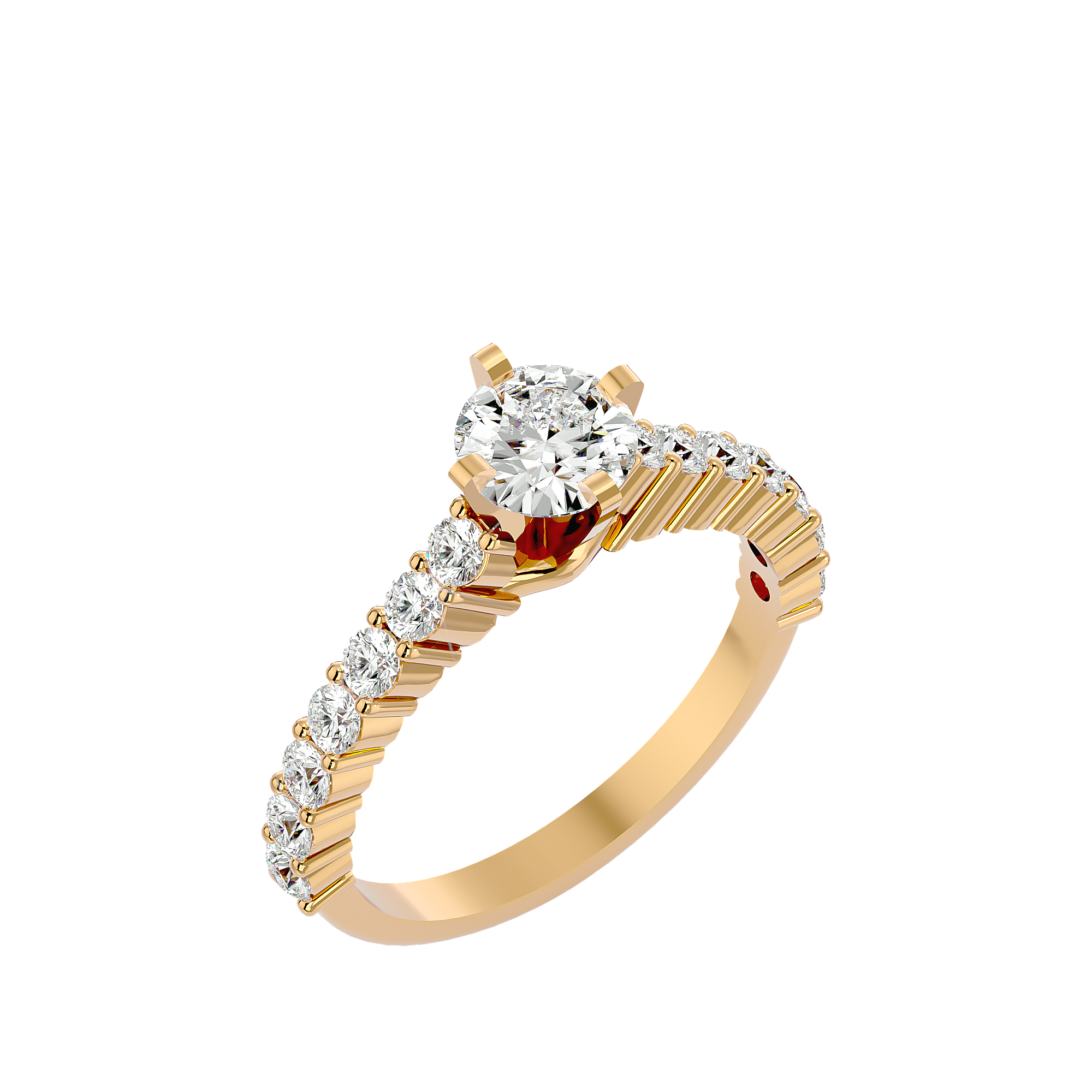 HOH Birdie Diamond Solitaire Ring