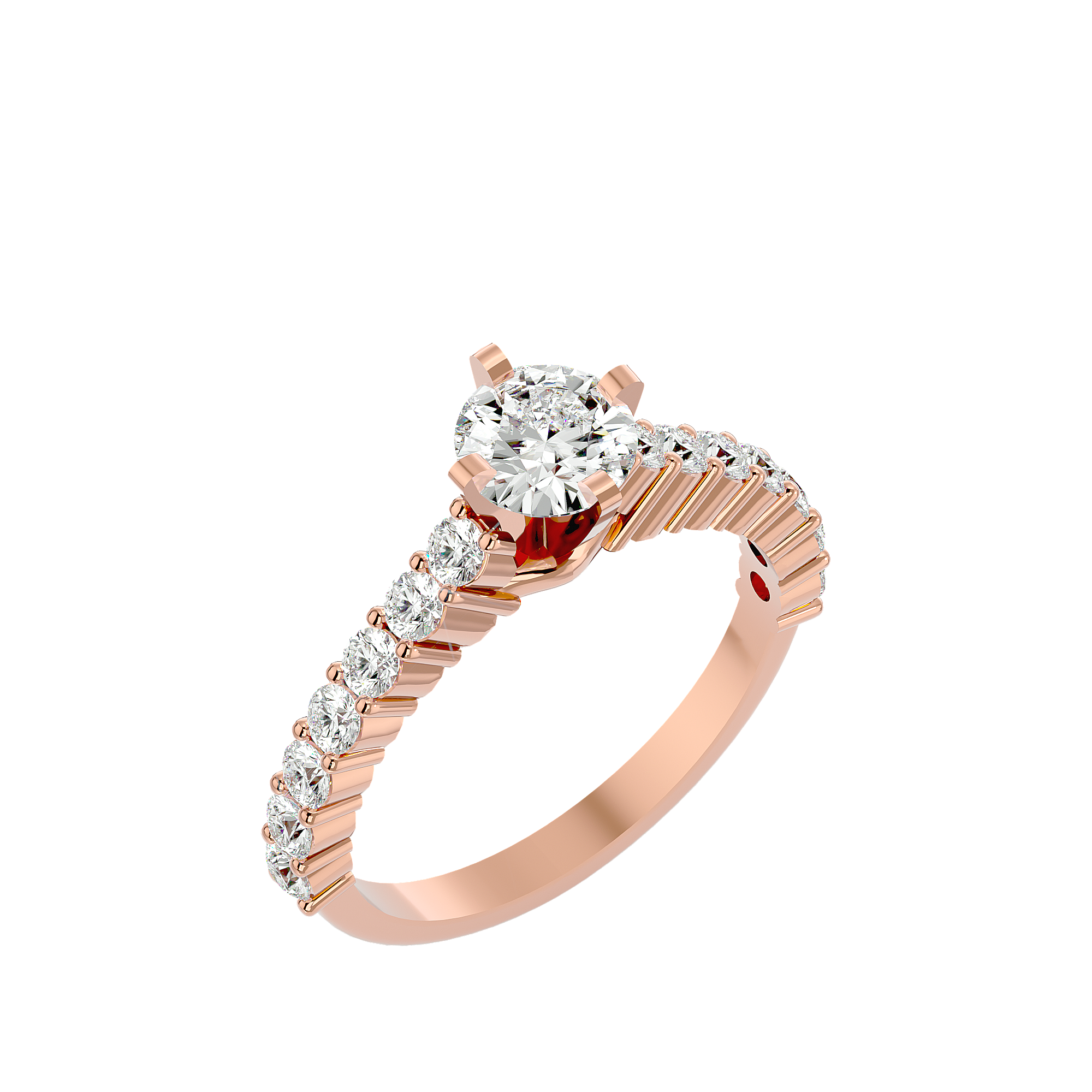 HOH Birdie Diamond Solitaire Ring