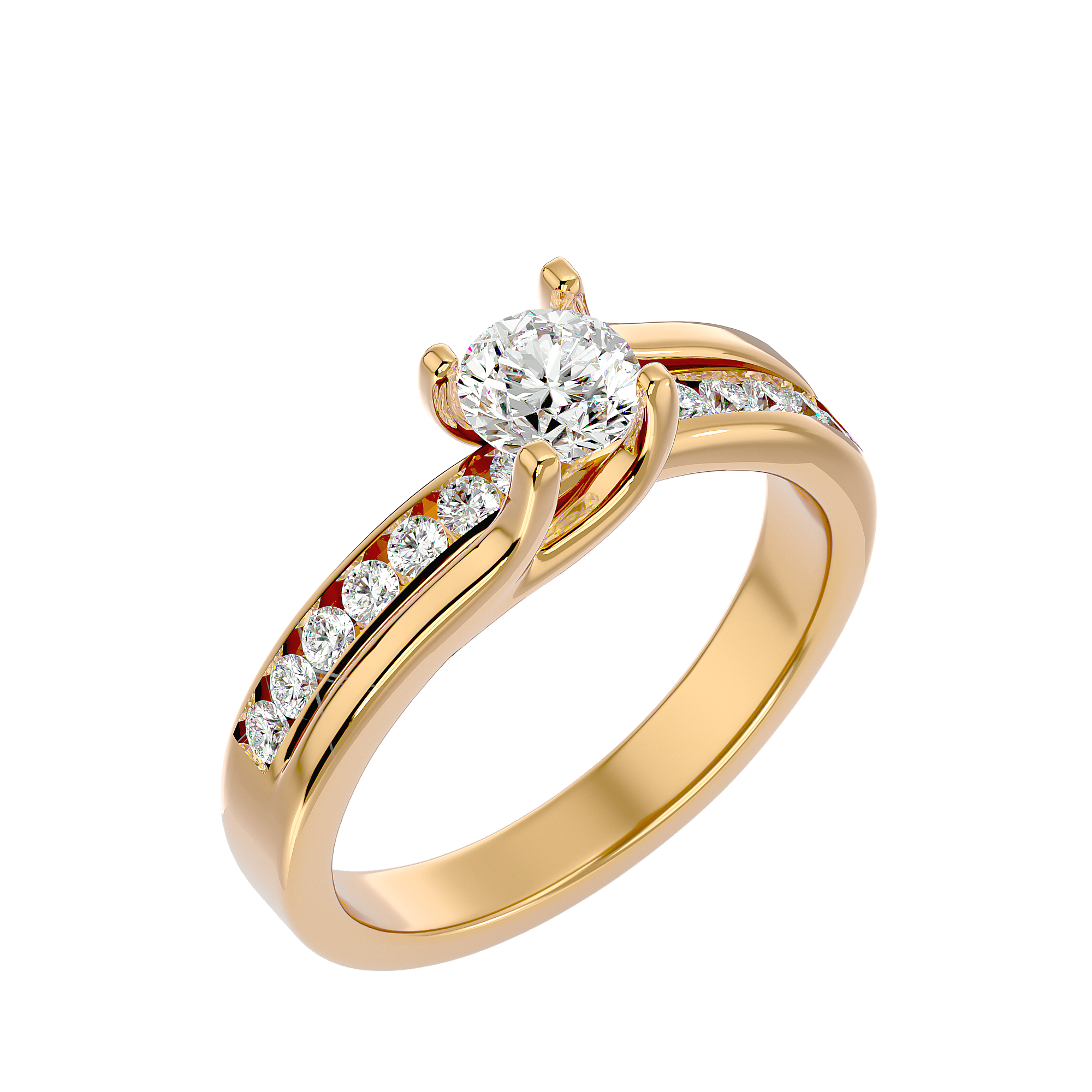 HOH Claire Diamond Solitaire Ring