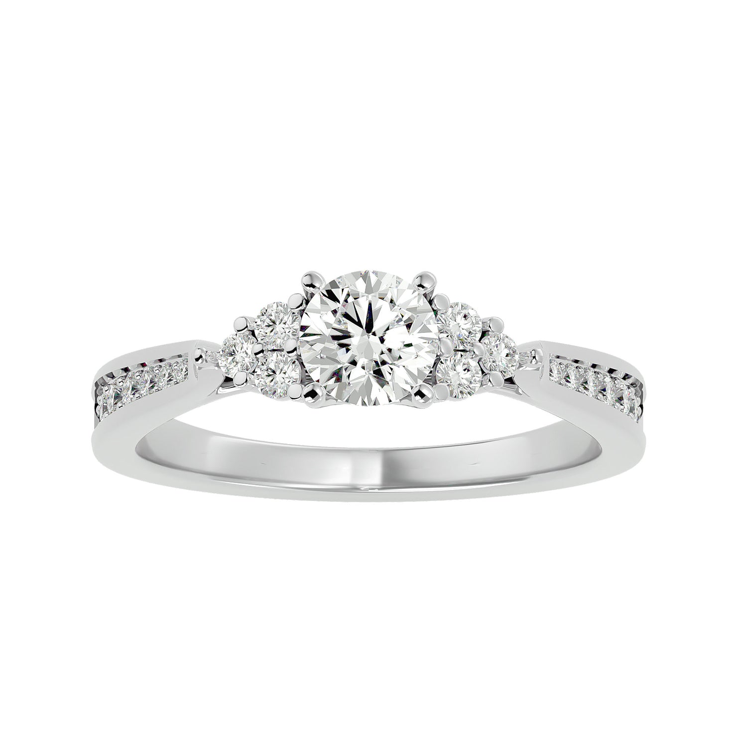HOH Daisy Diamond Solitaire Ring