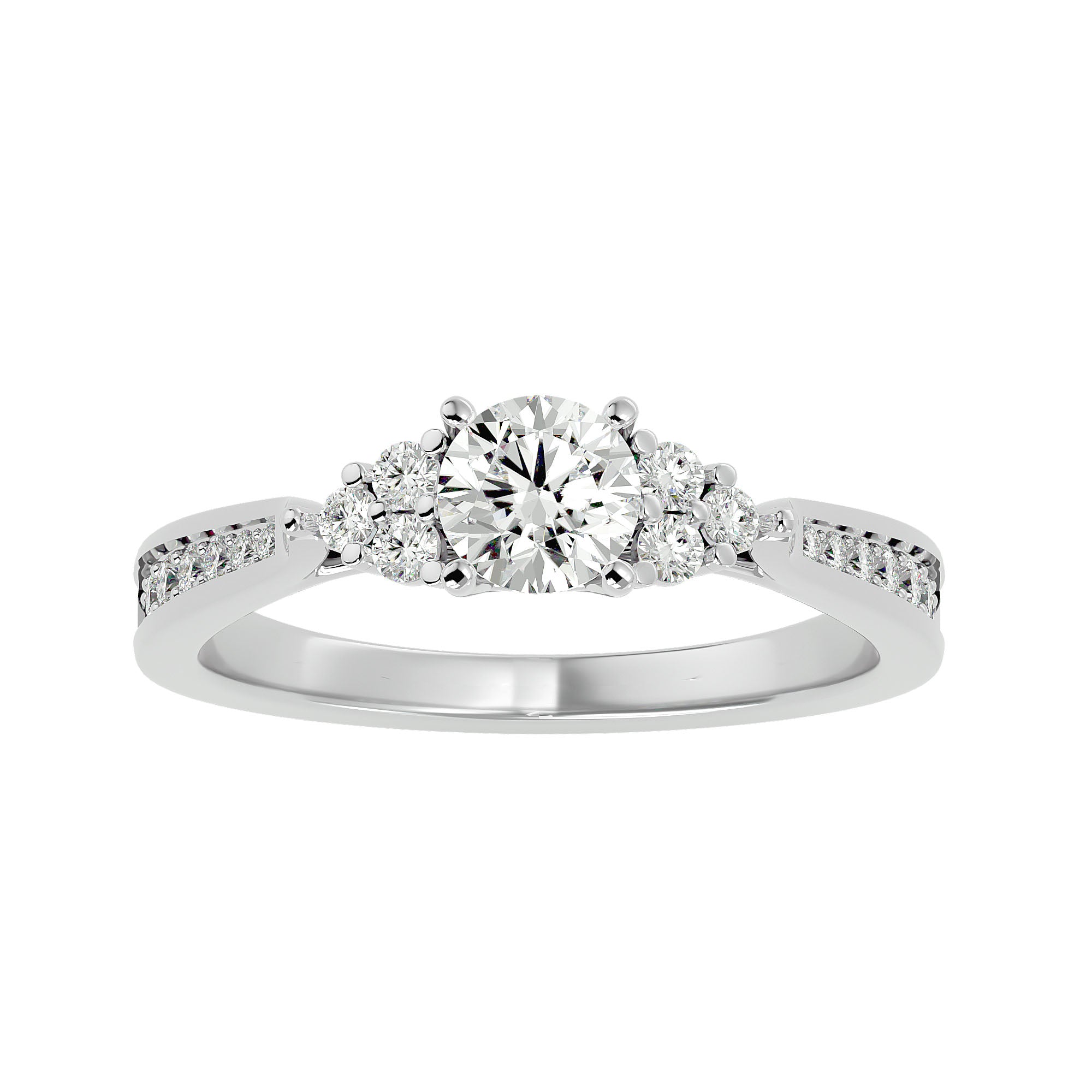 HOH Daisy Diamond Solitaire Ring