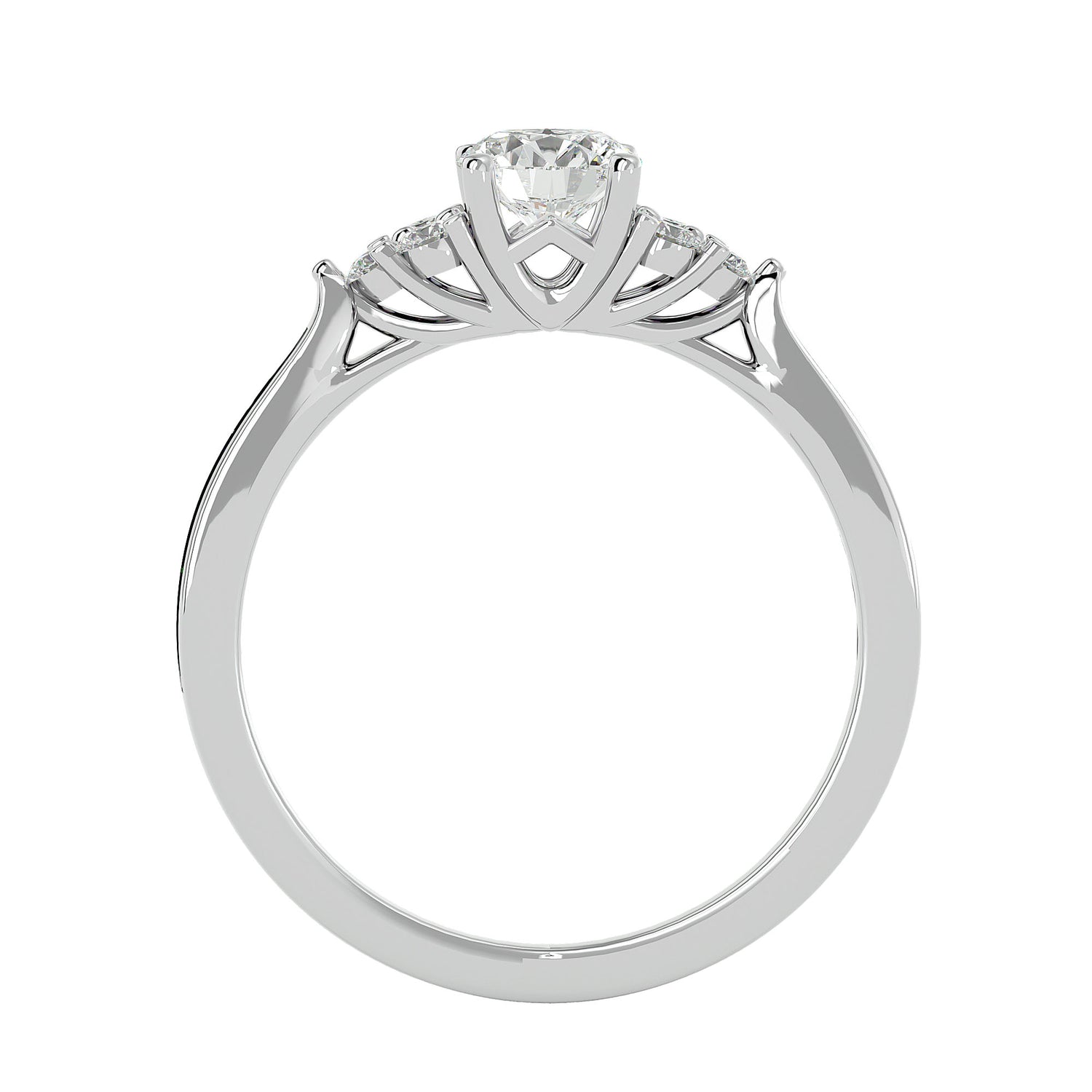HOH Daisy Diamond Solitaire Ring