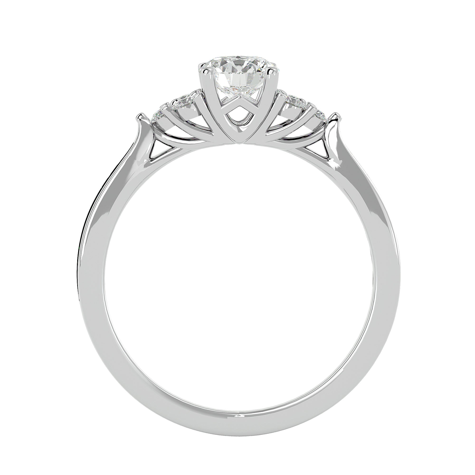 HOH Daisy Diamond Solitaire Ring