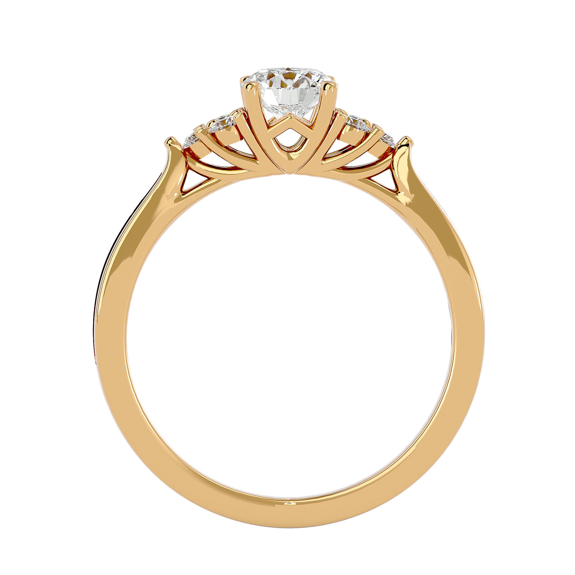 HOH Daisy Diamond Solitaire Ring