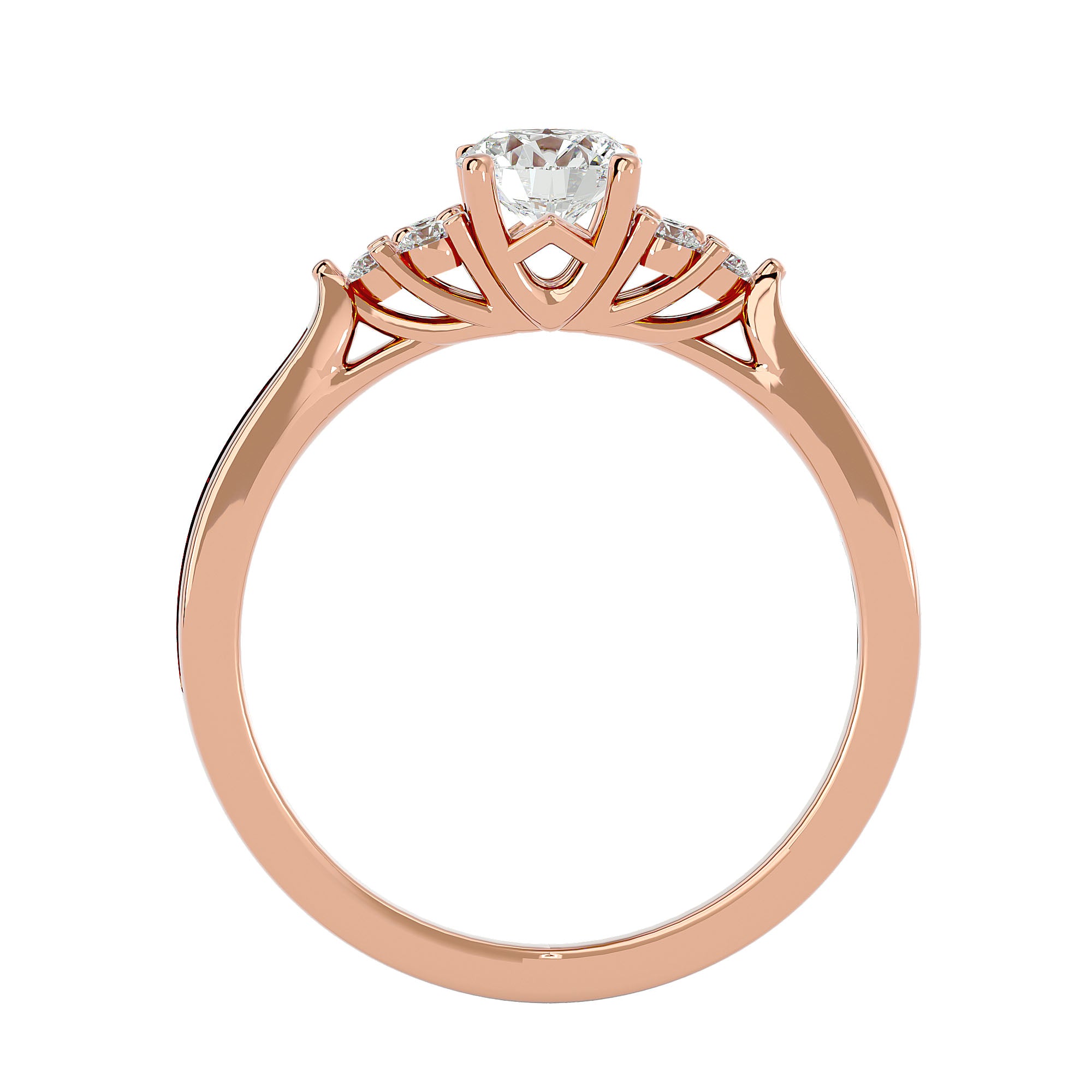 HOH Daisy Diamond Solitaire Ring