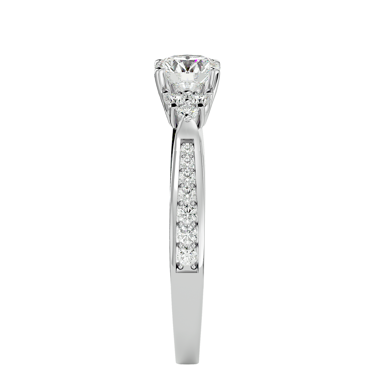 HOH Daisy Diamond Solitaire Ring
