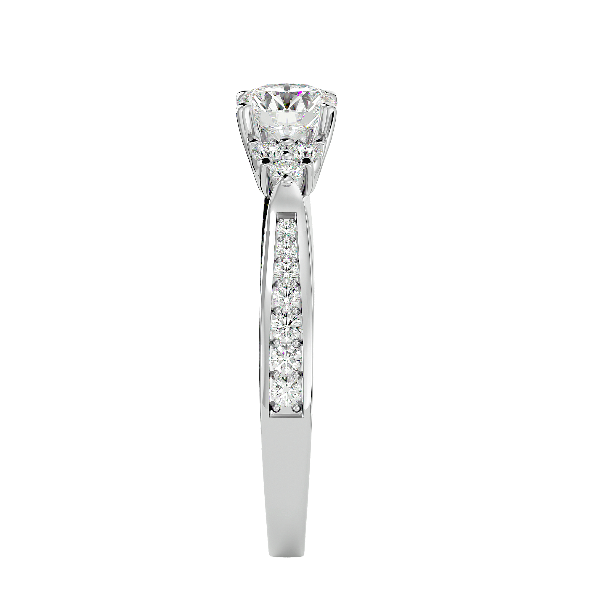 HOH Daisy Diamond Solitaire Ring