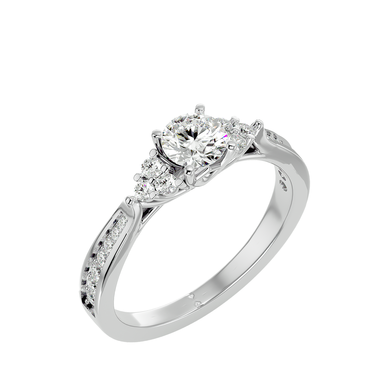 HOH Daisy Diamond Solitaire Ring