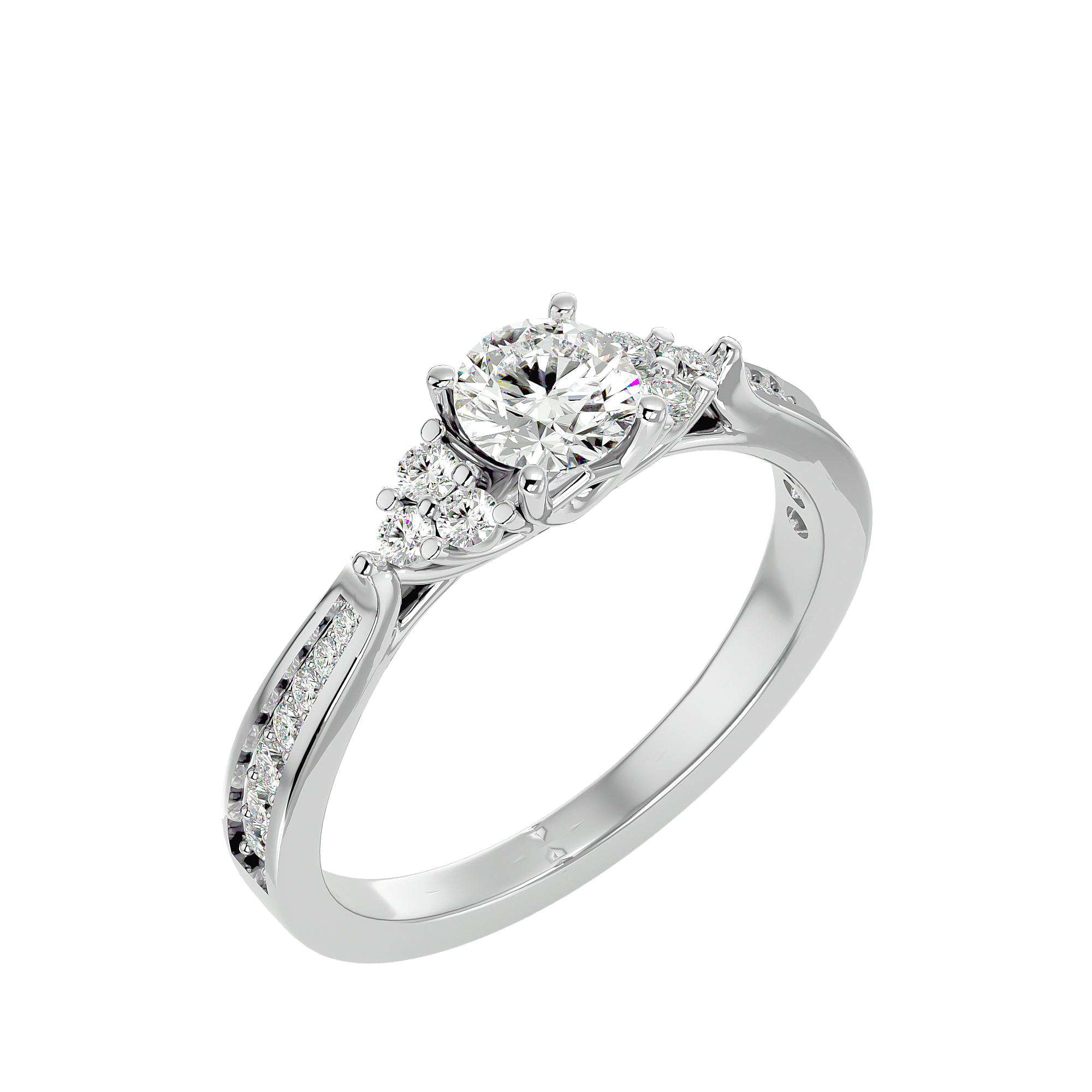 HOH Daisy Diamond Solitaire Ring