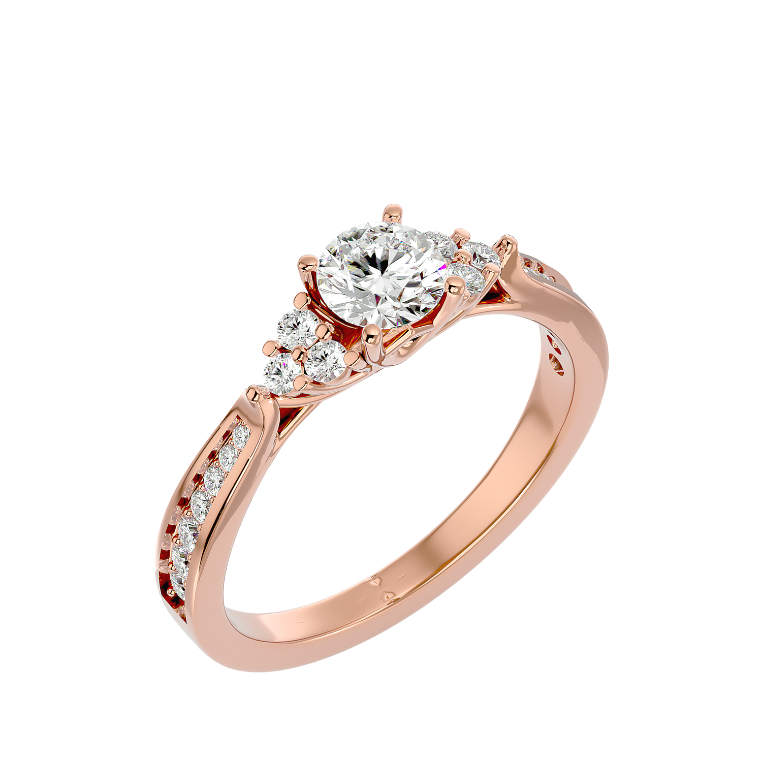 HOH Daisy Diamond Solitaire Ring
