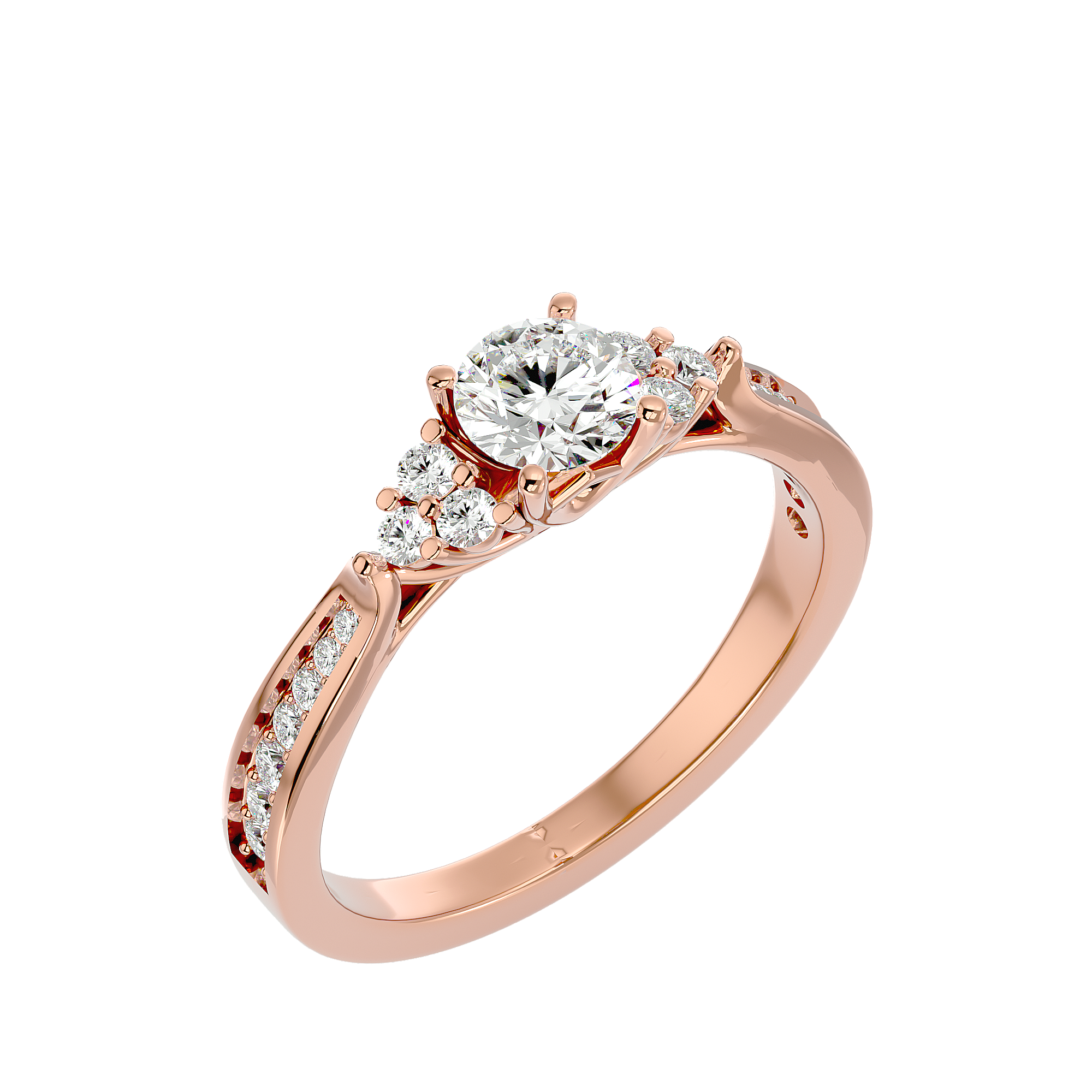 HOH Daisy Diamond Solitaire Ring