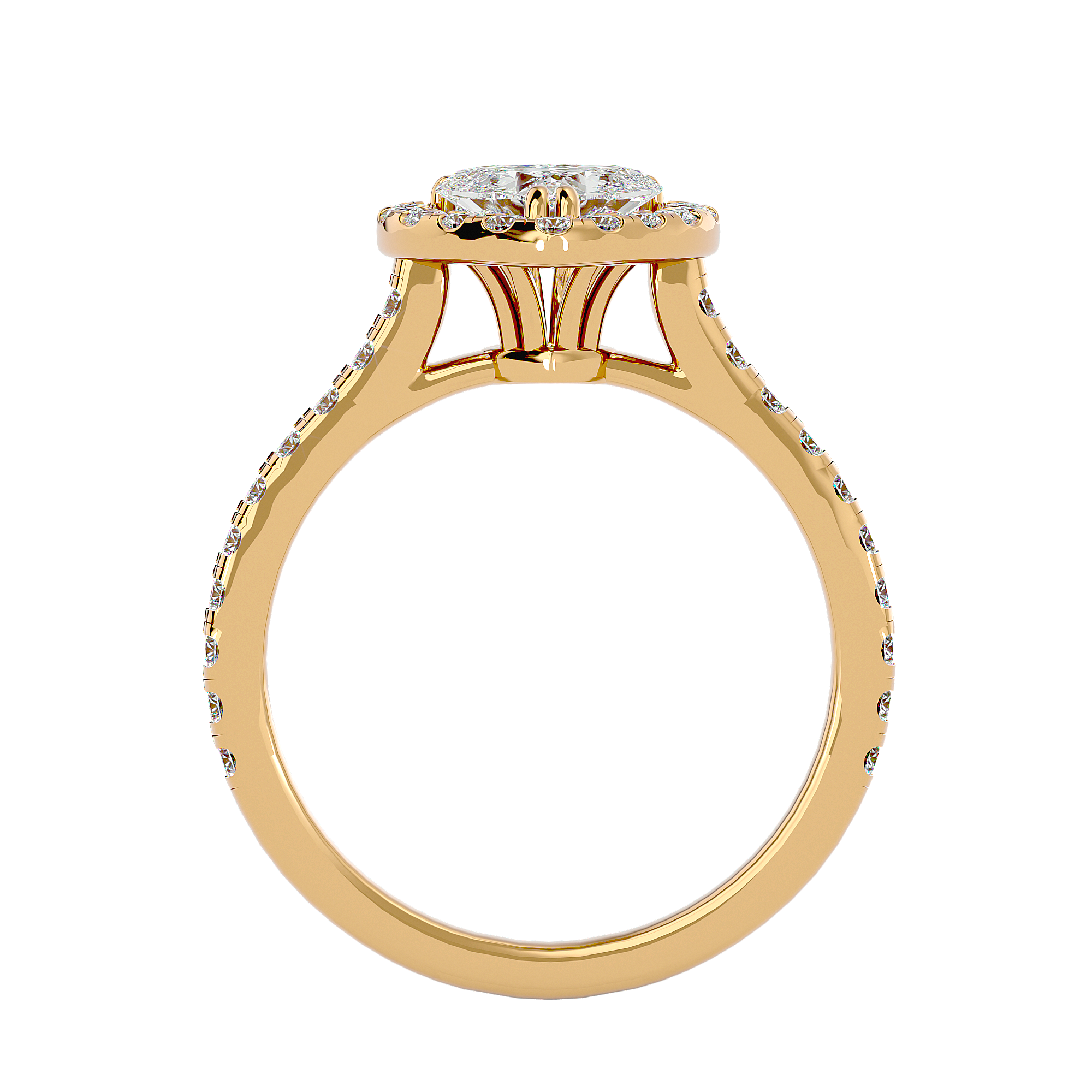 HOH Artemis Diamond Halo Ring