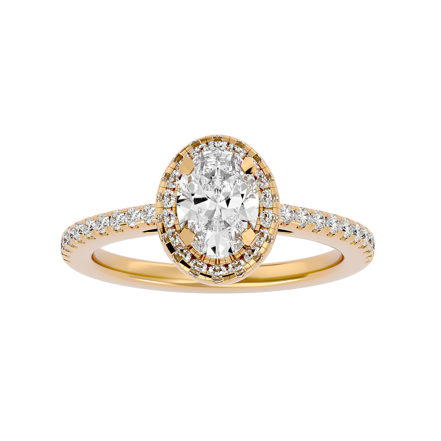 HOH Beatrice Diamond Halo Ring