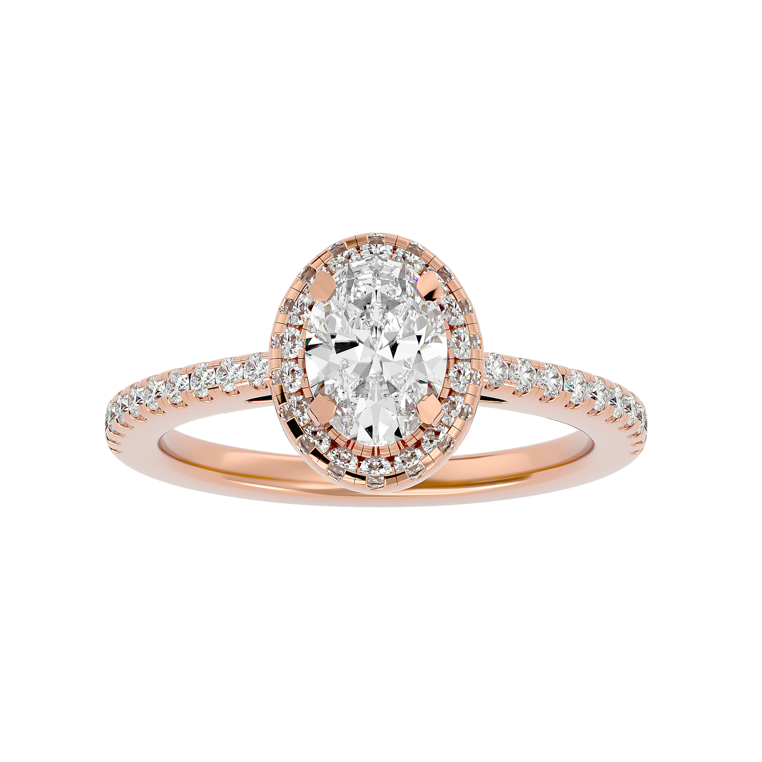 HOH Beatrice Diamond Halo Ring