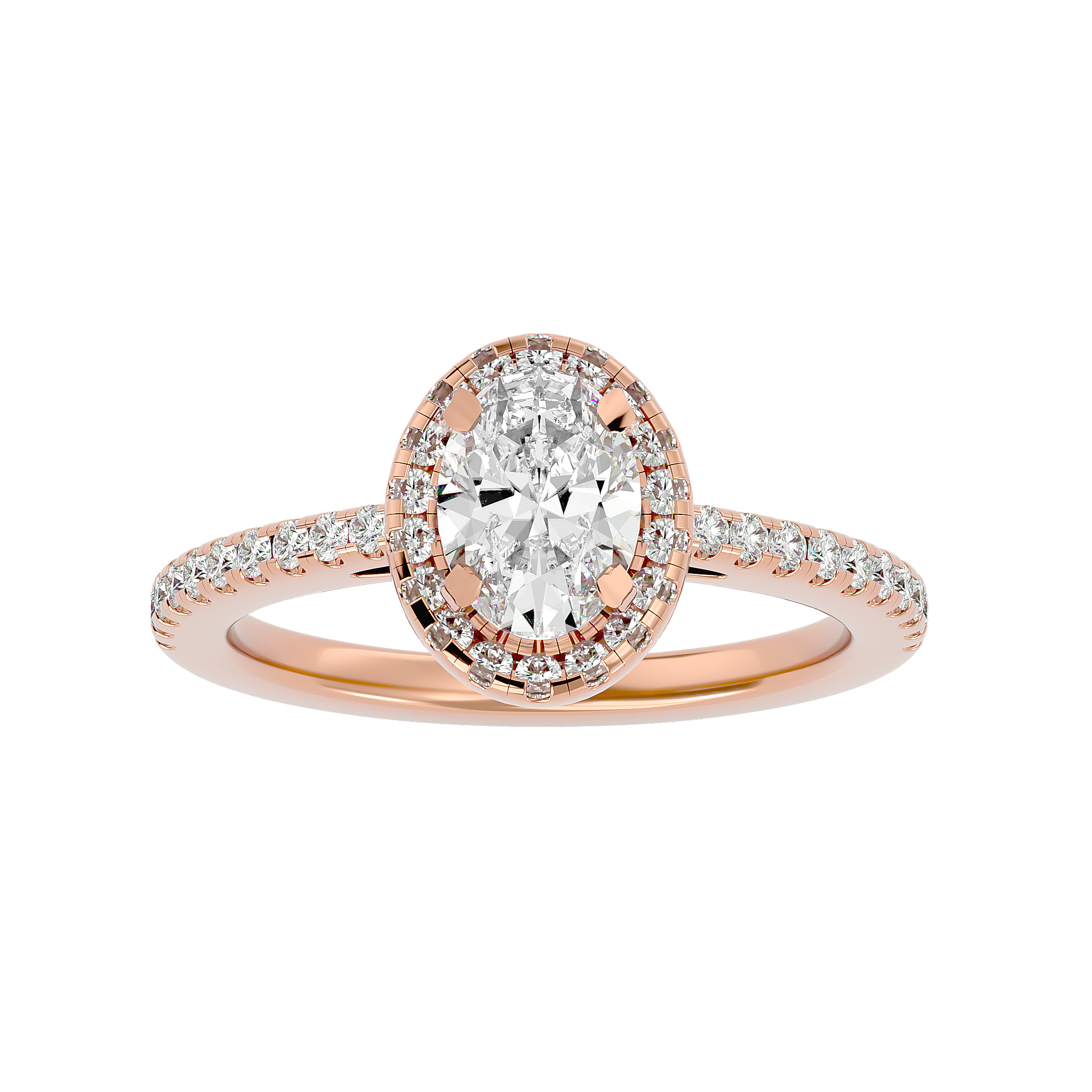 HOH Beatrice Diamond Halo Ring
