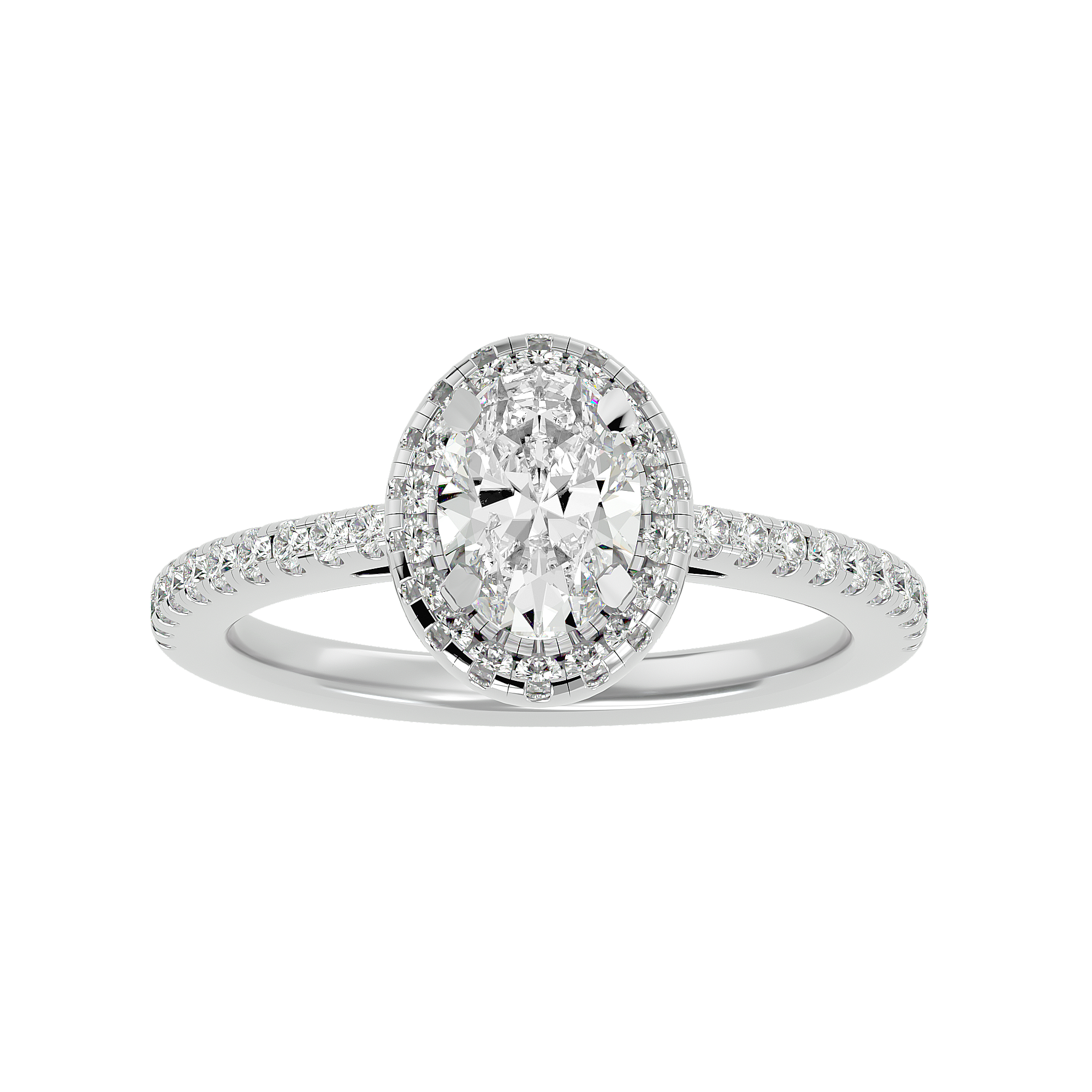 HOH Beatrice Diamond Halo Ring