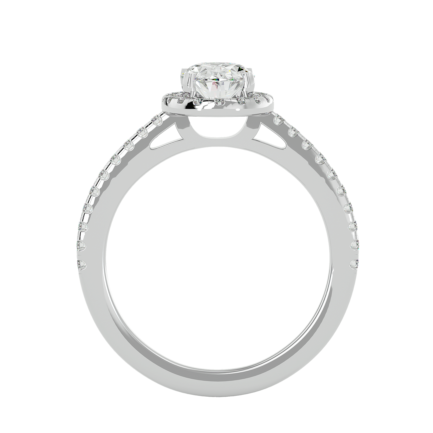 HOH Beatrice Diamond Halo Ring