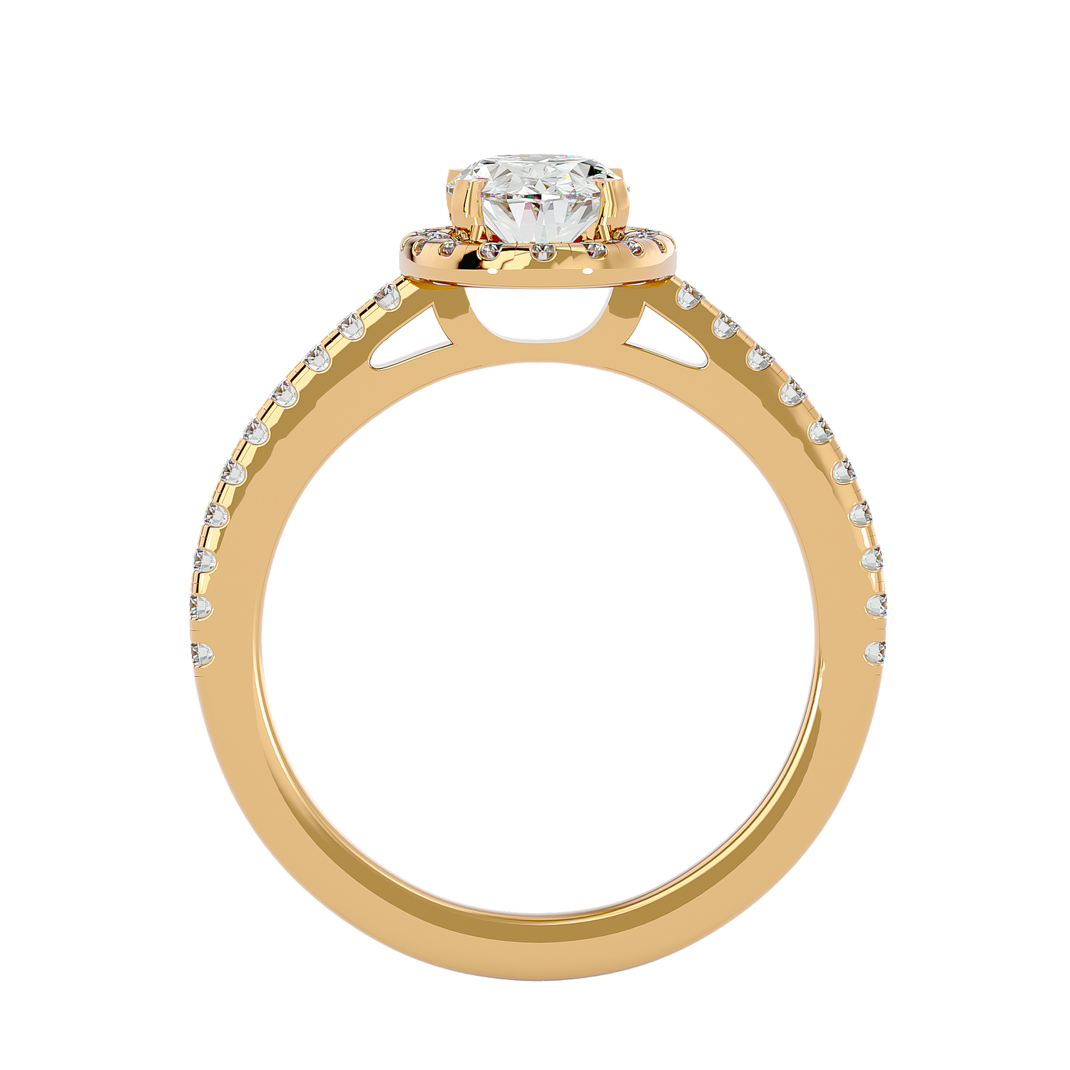 HOH Beatrice Diamond Halo Ring