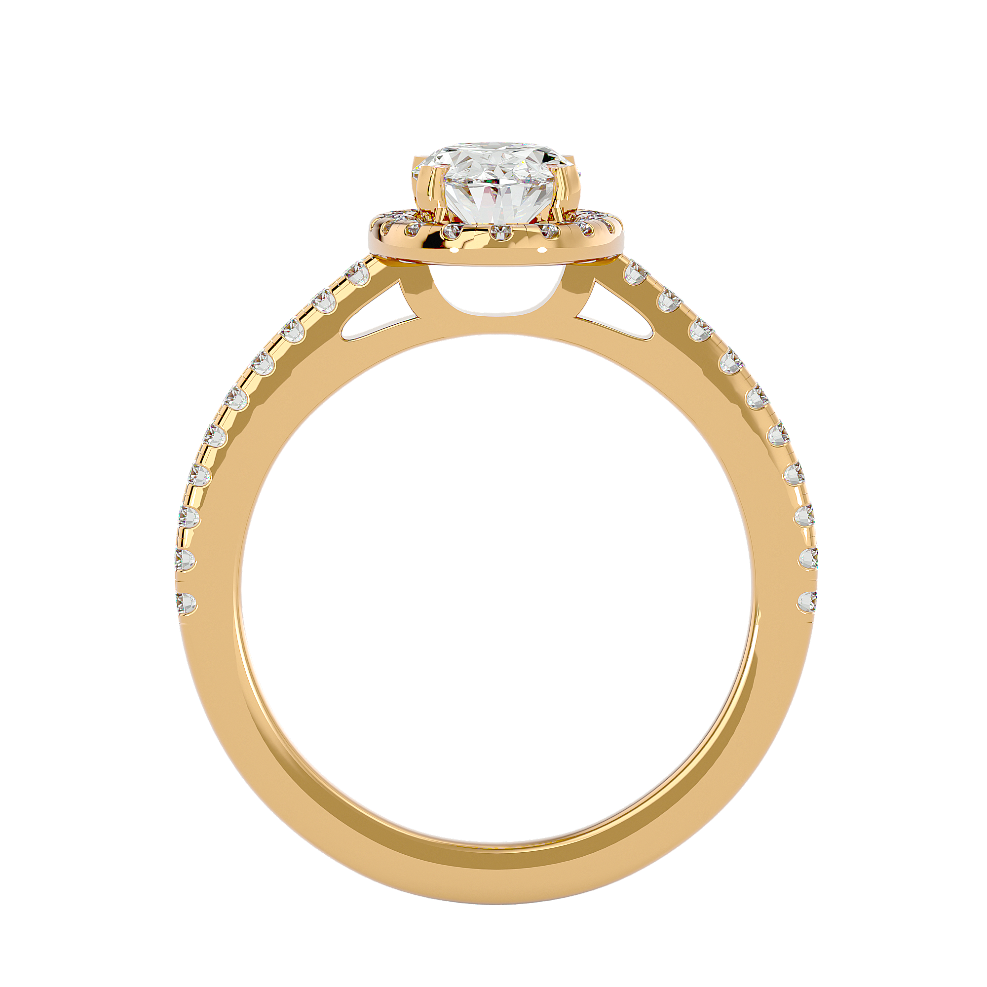 HOH Beatrice Diamond Halo Ring