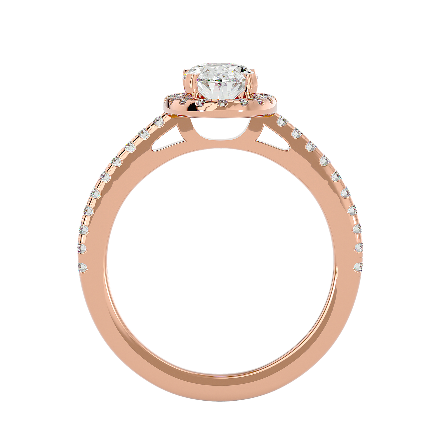 HOH Beatrice Diamond Halo Ring