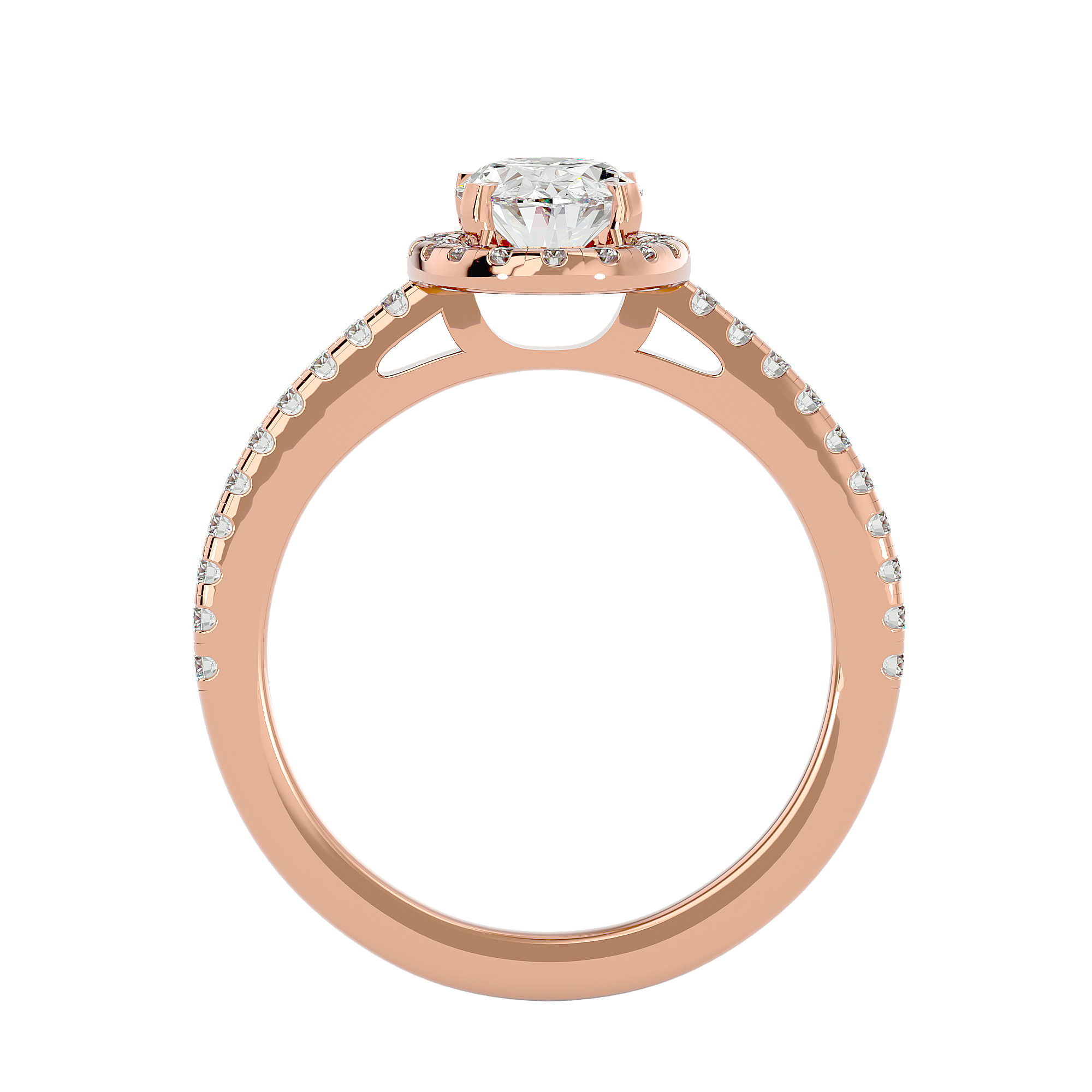 HOH Beatrice Diamond Halo Ring