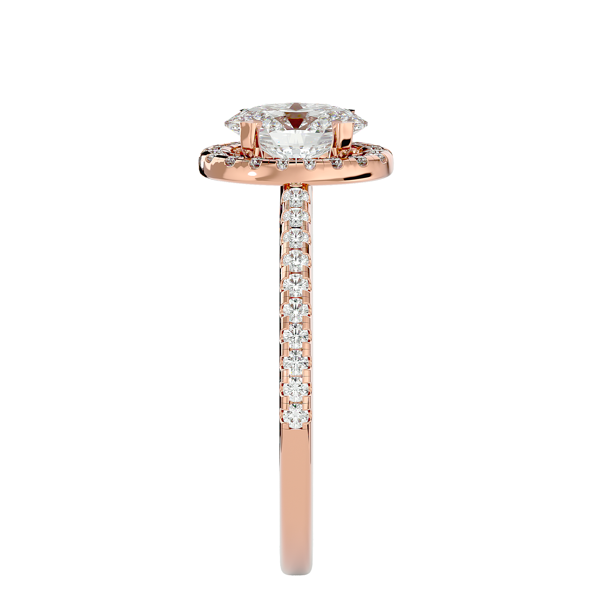 HOH Beatrice Diamond Halo Ring