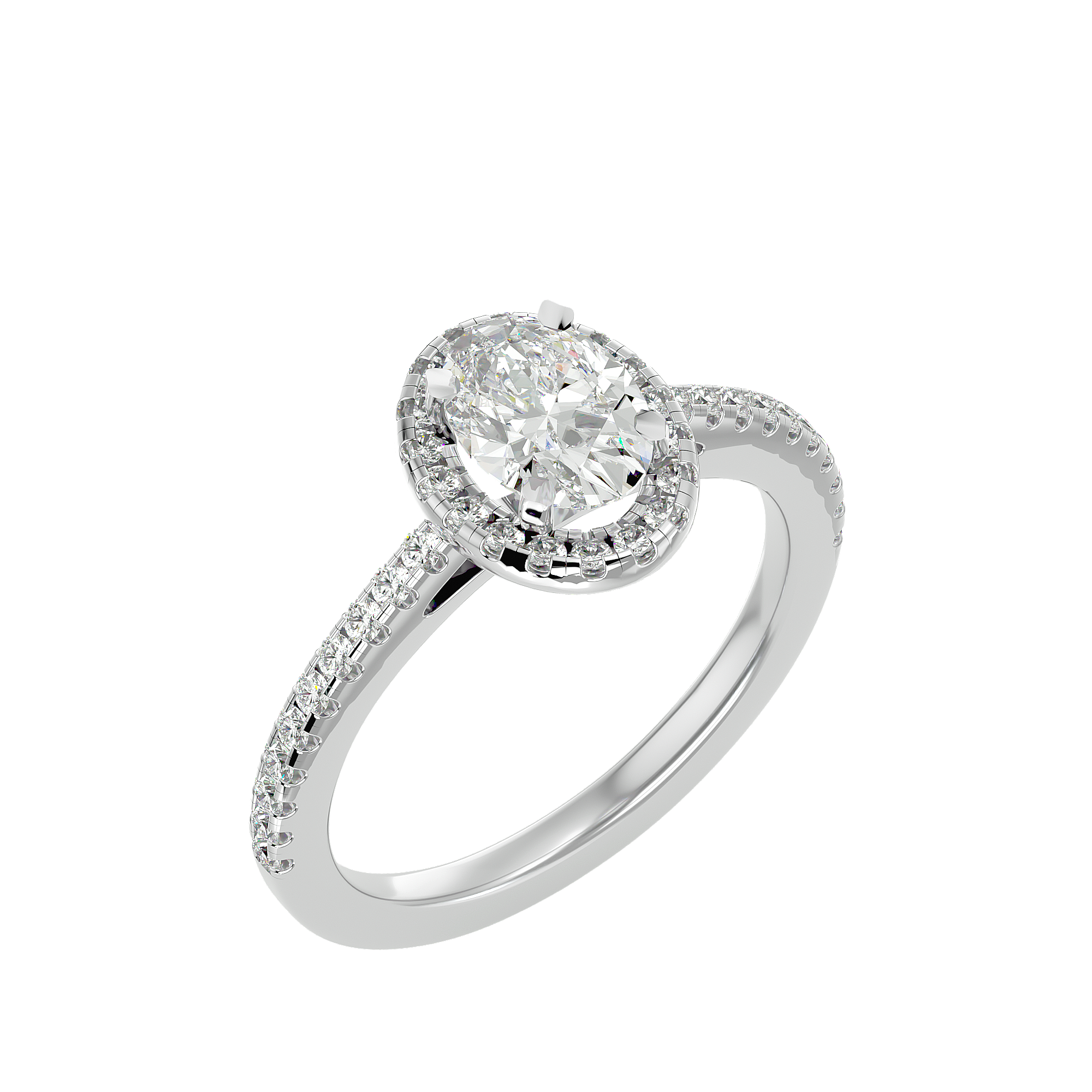 HOH Beatrice Diamond Halo Ring