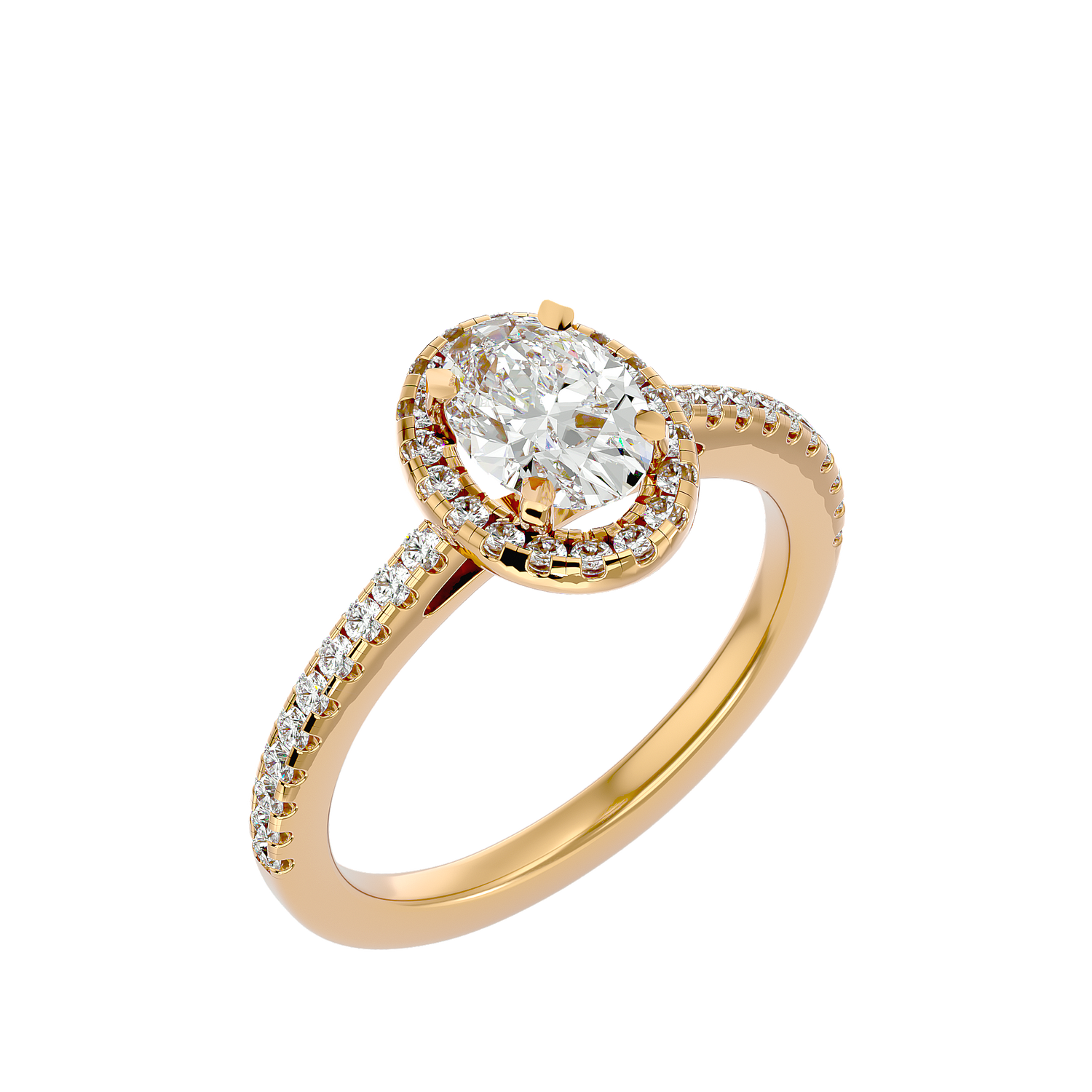 HOH Beatrice Diamond Halo Ring