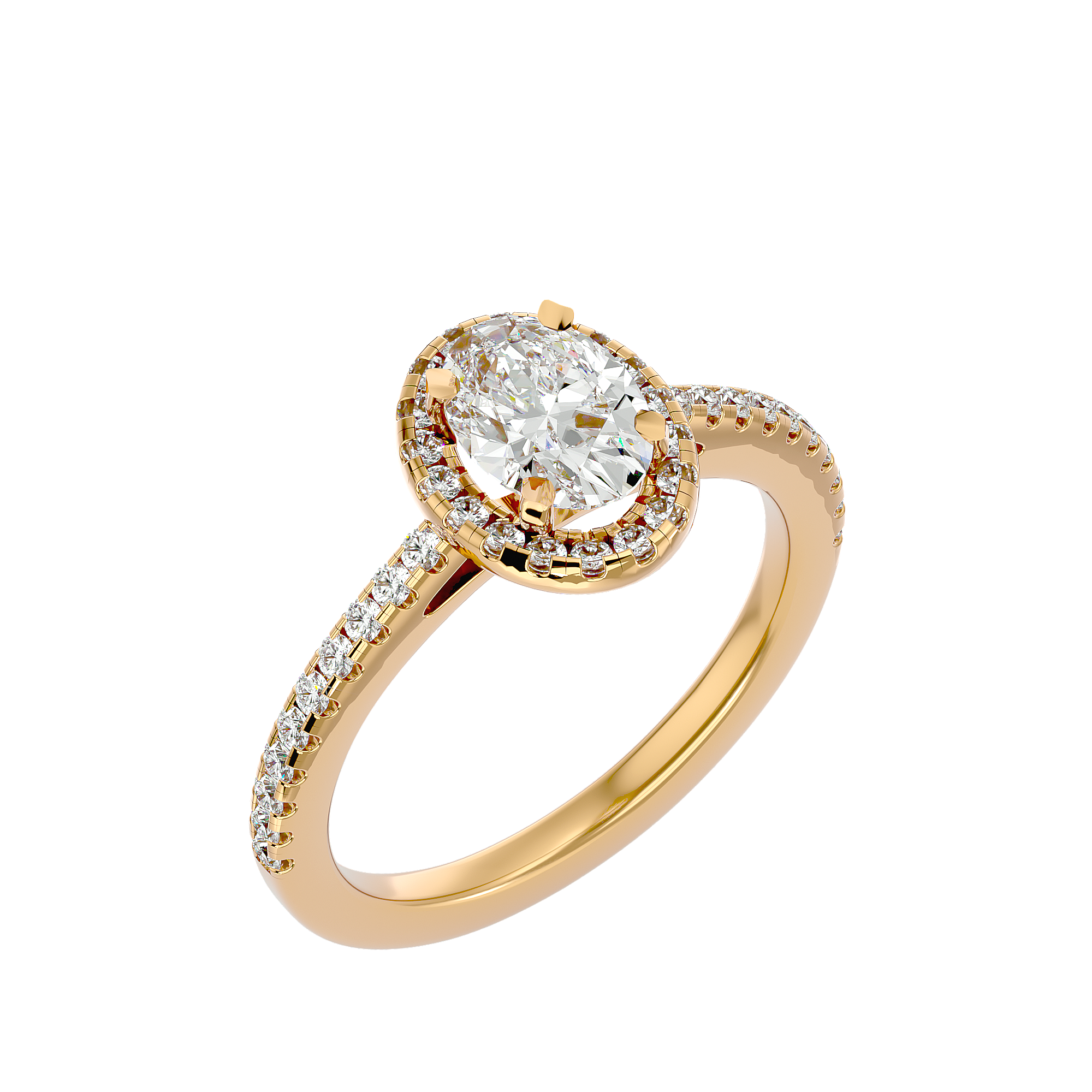 HOH Beatrice Diamond Halo Ring