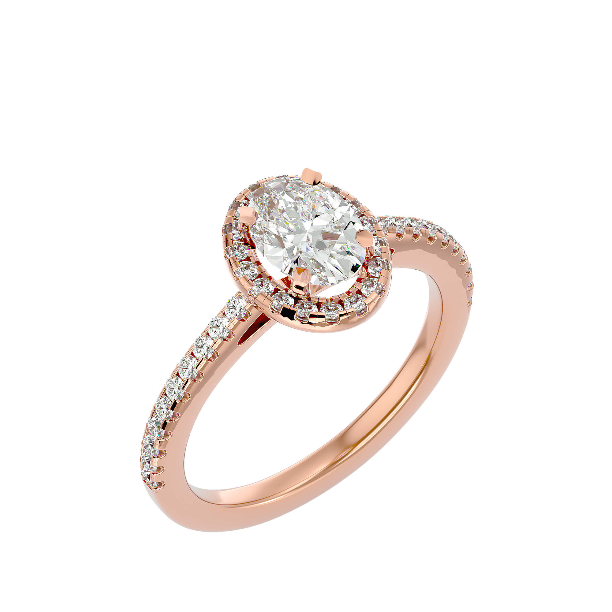 HOH Beatrice Diamond Halo Ring