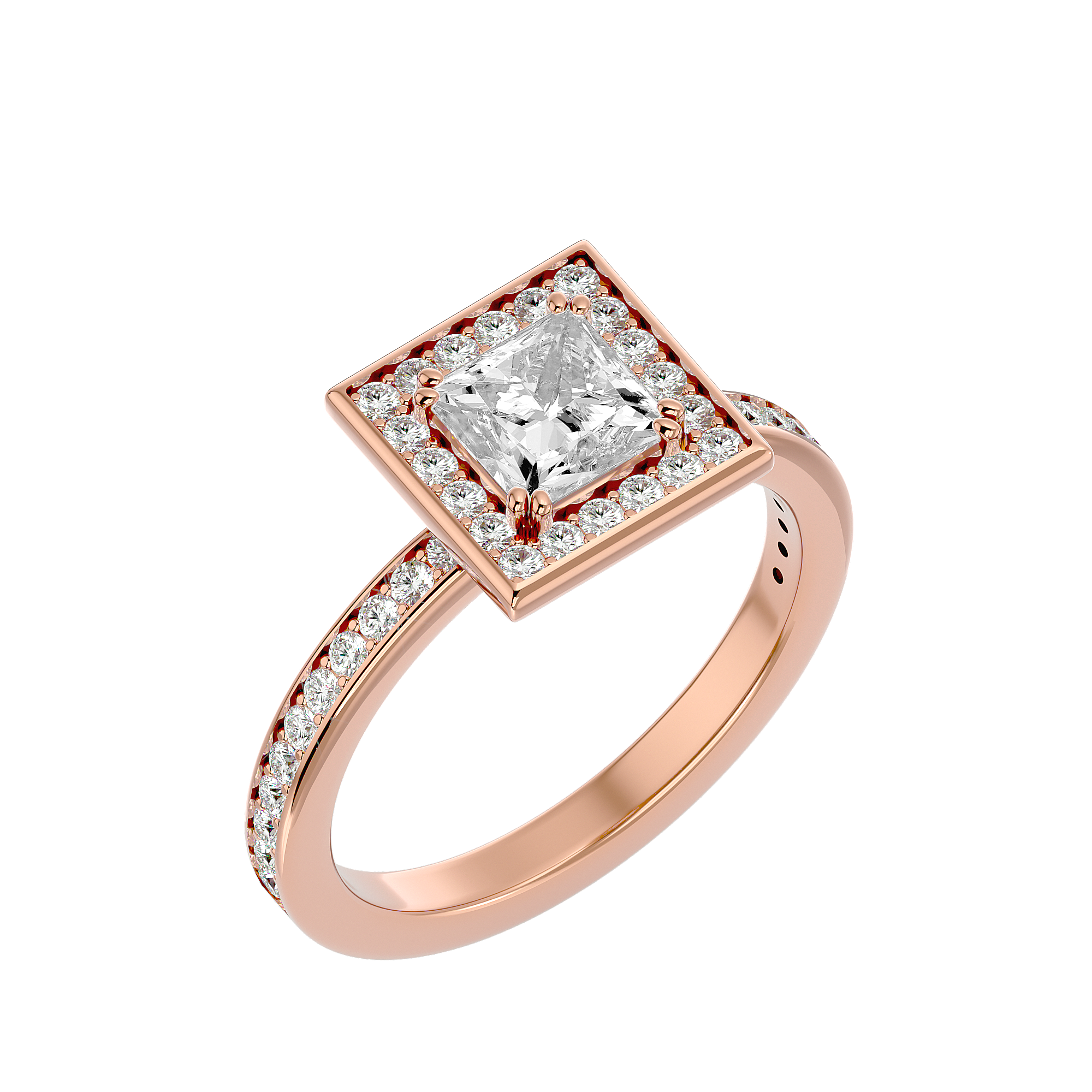 HOH Bethany Diamond Halo Ring