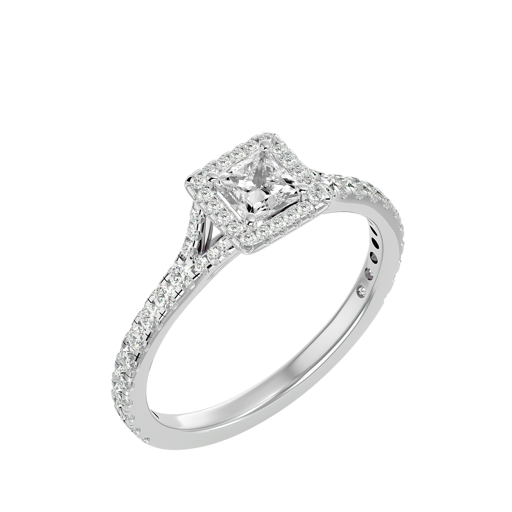 HOH Bijou Diamond Halo Ring