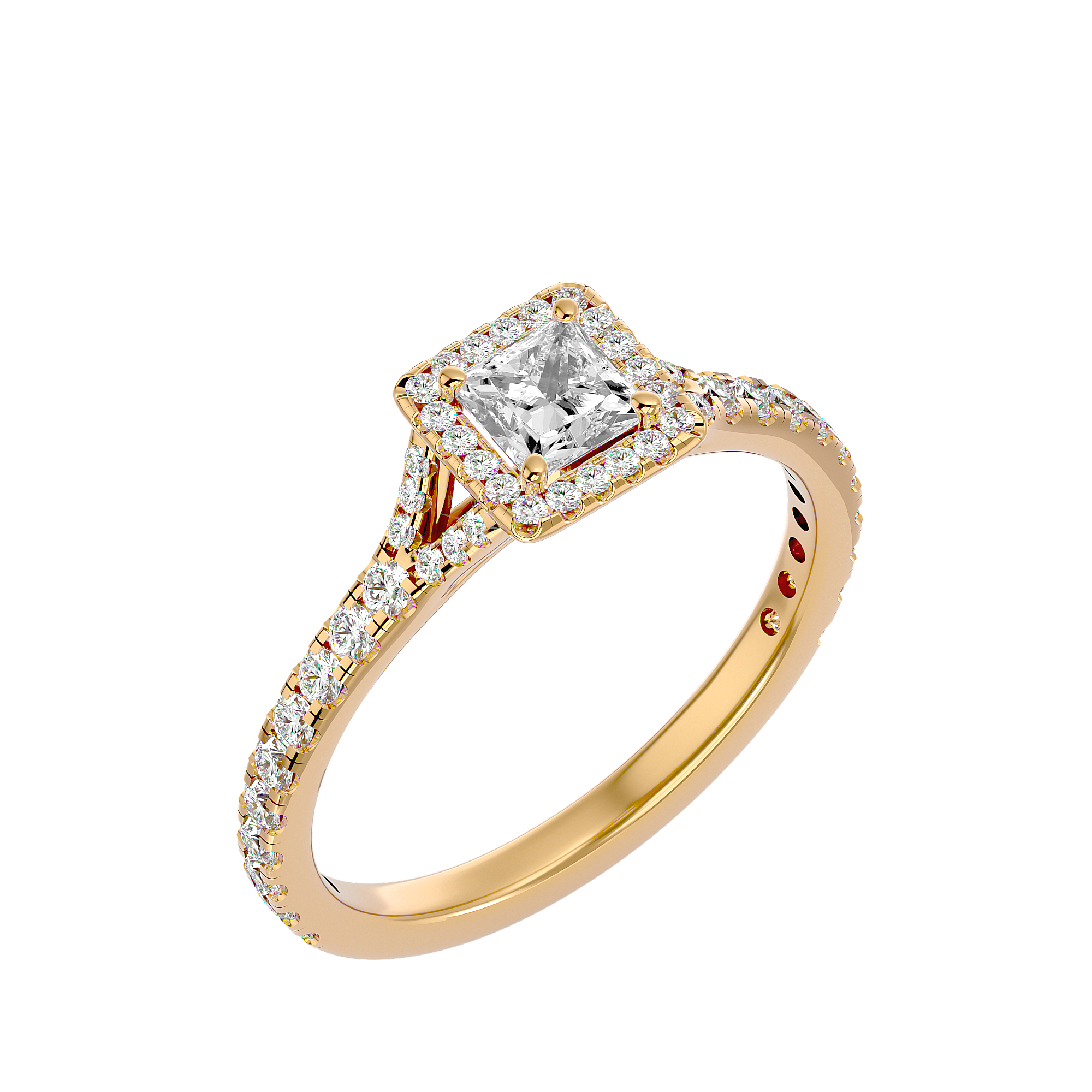 HOH Bijou Diamond Halo Ring