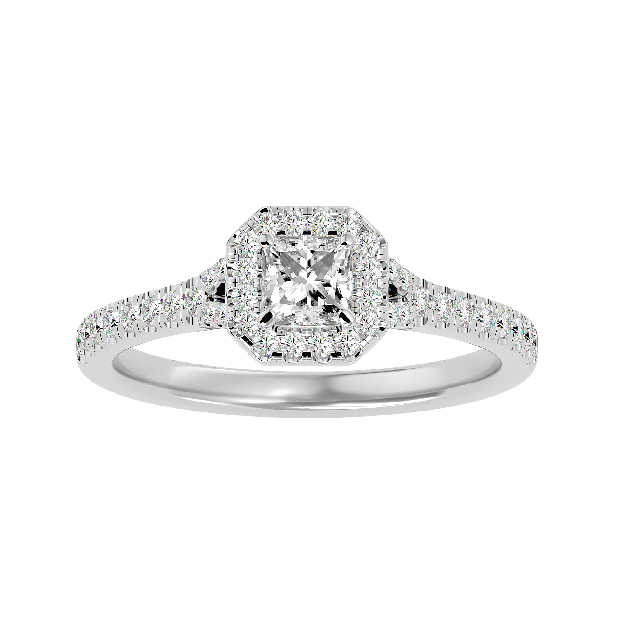 HOH Brigitte Diamond Halo Ring