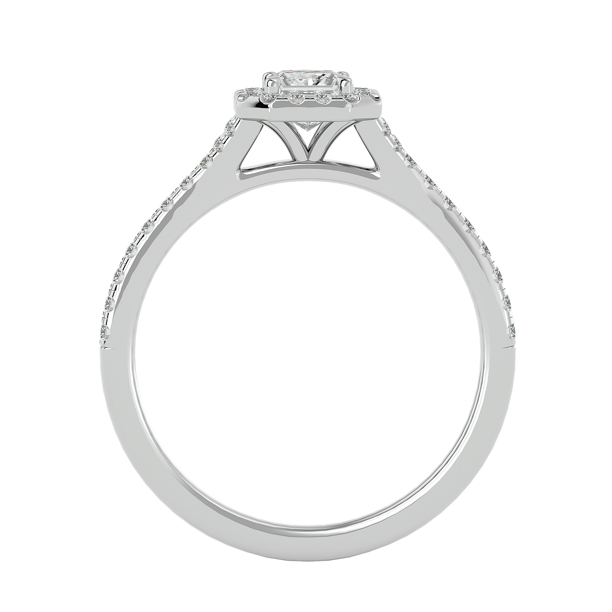 HOH Brigitte Diamond Halo Ring