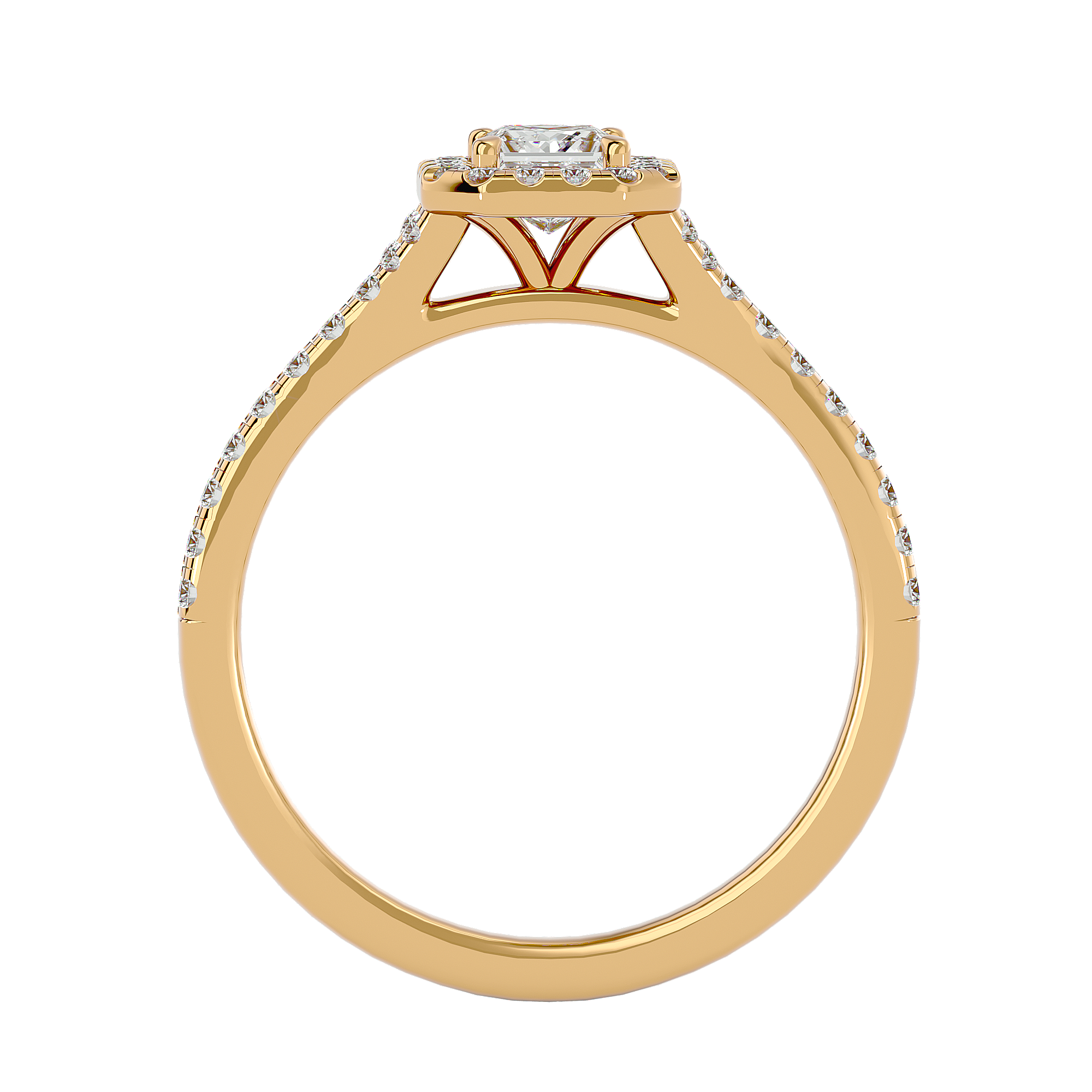 HOH Brigitte Diamond Halo Ring