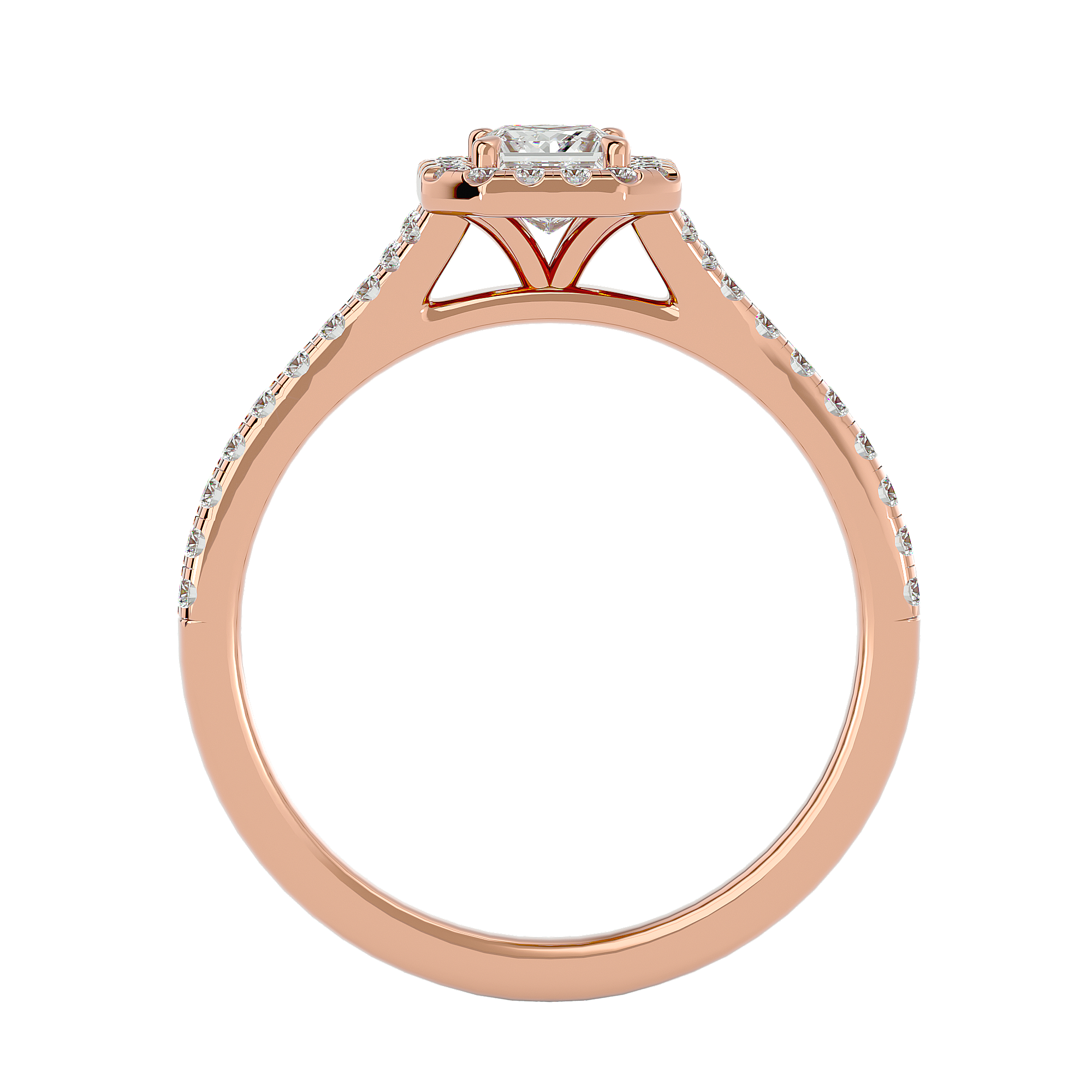 HOH Brigitte Diamond Halo Ring