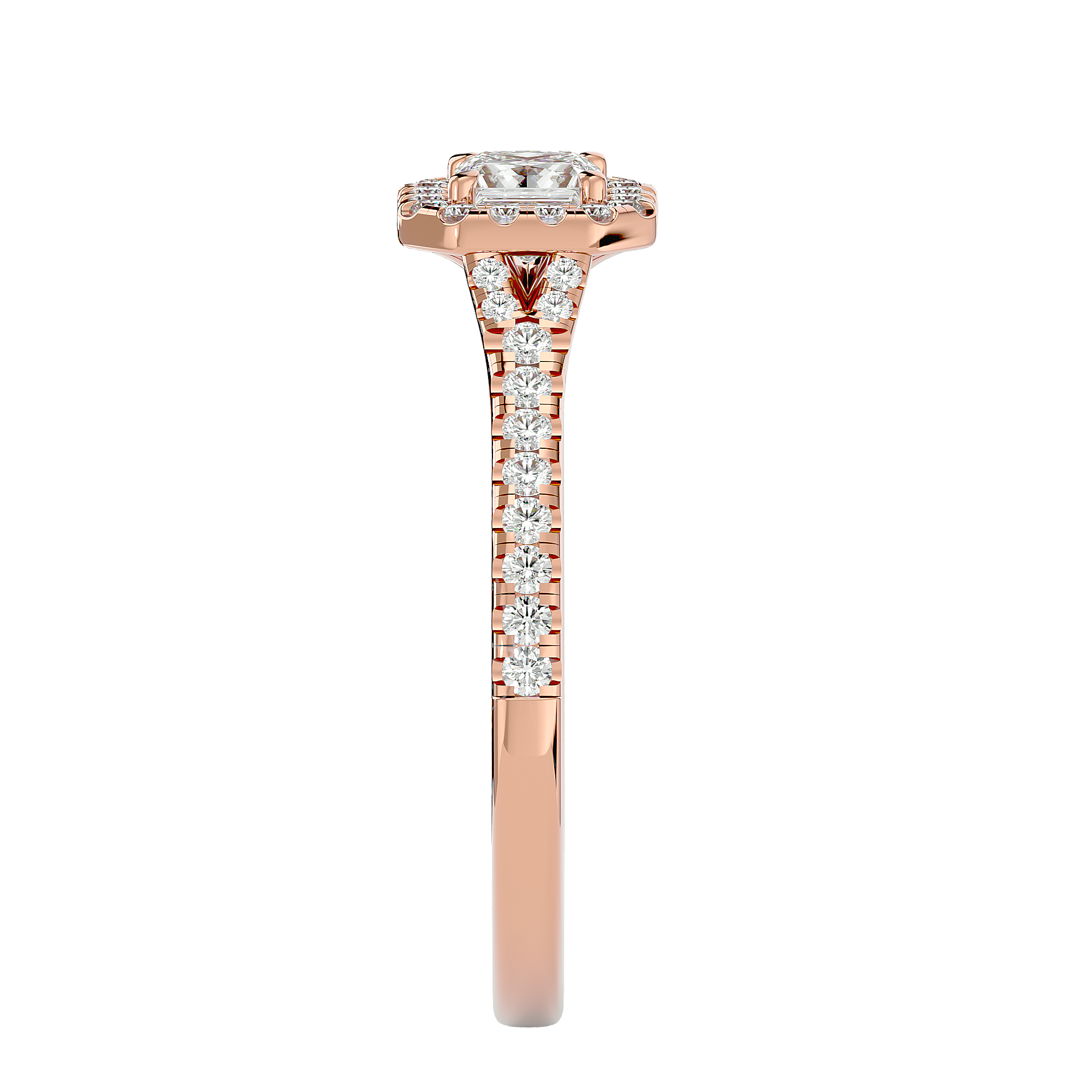 HOH Brigitte Diamond Halo Ring