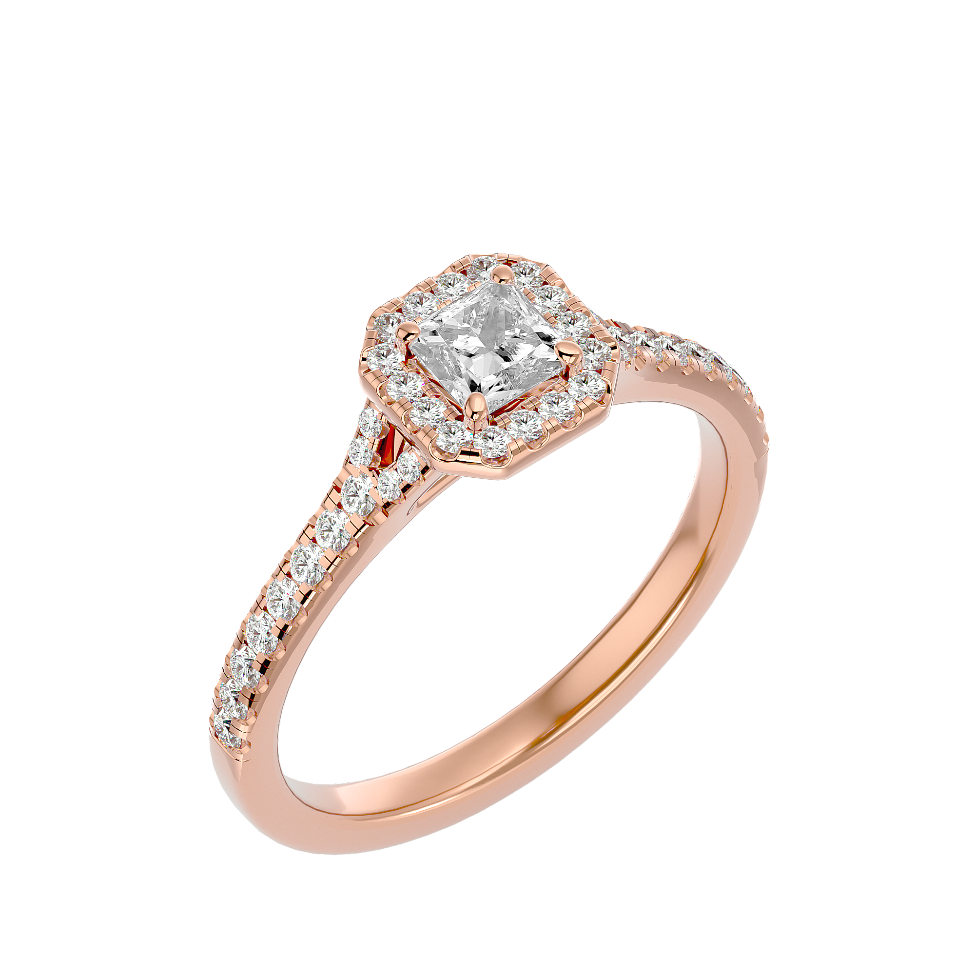 HOH Brigitte Diamond Halo Ring