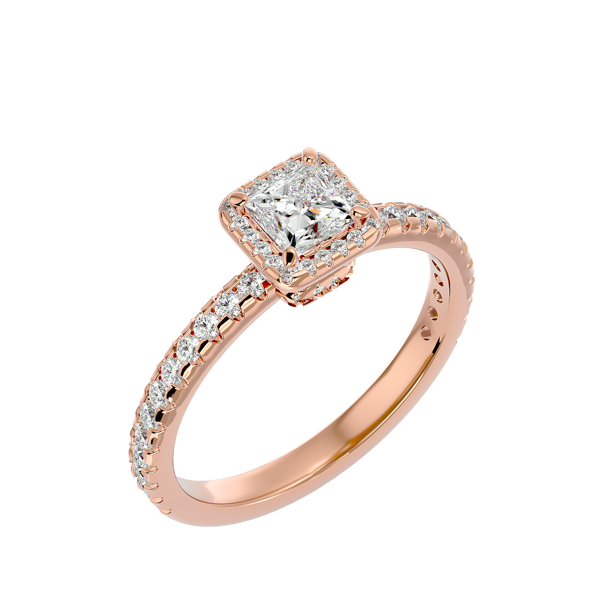 HOH Camilla Diamond Halo Ring