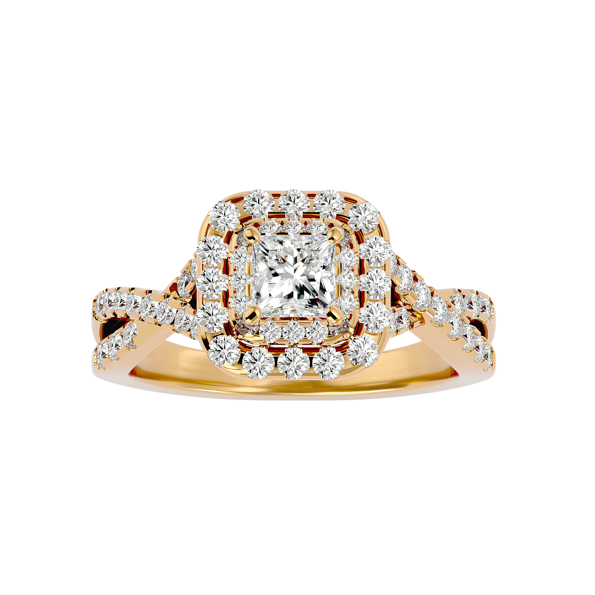 HOH Camille Diamond Halo Ring