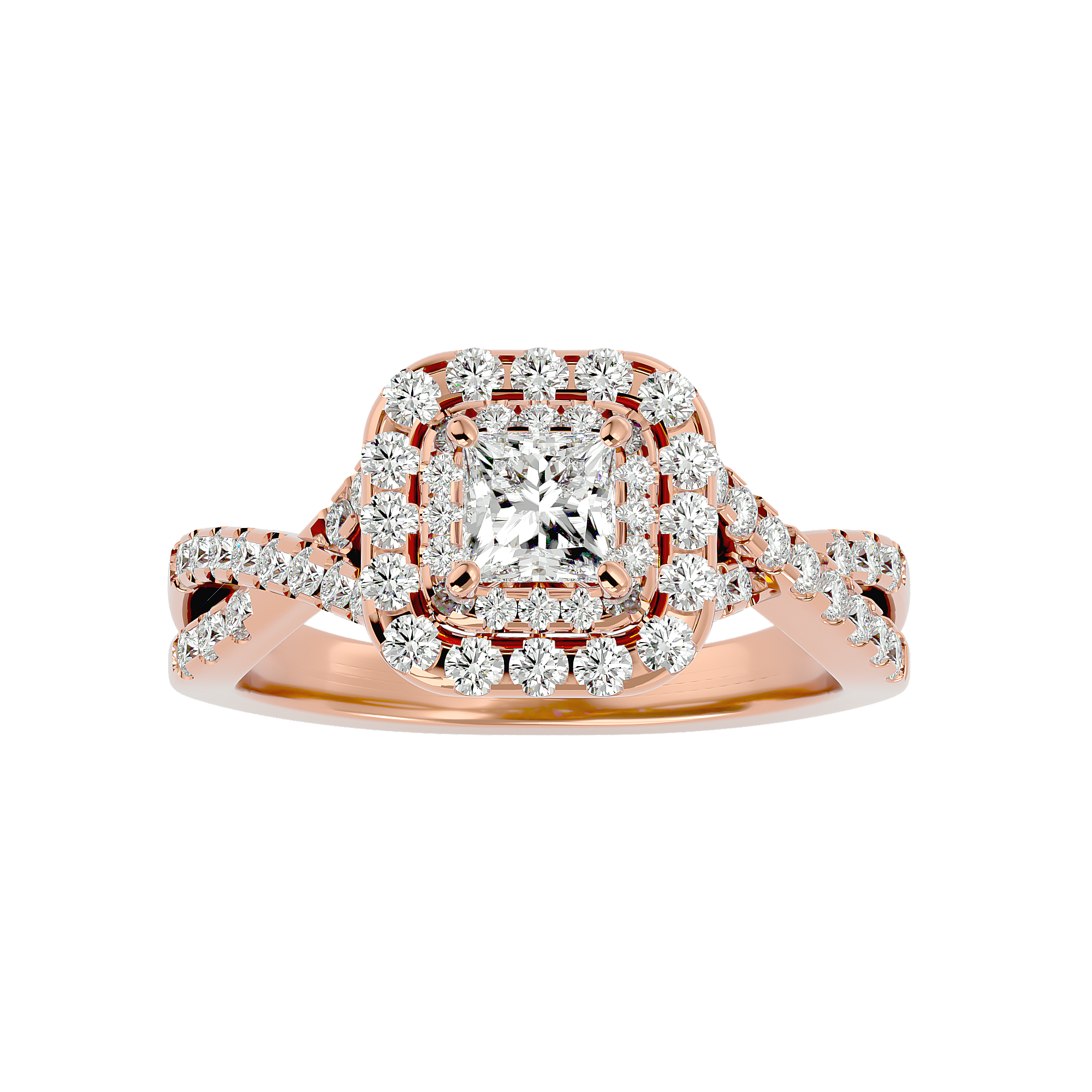 HOH Camille Diamond Halo Ring