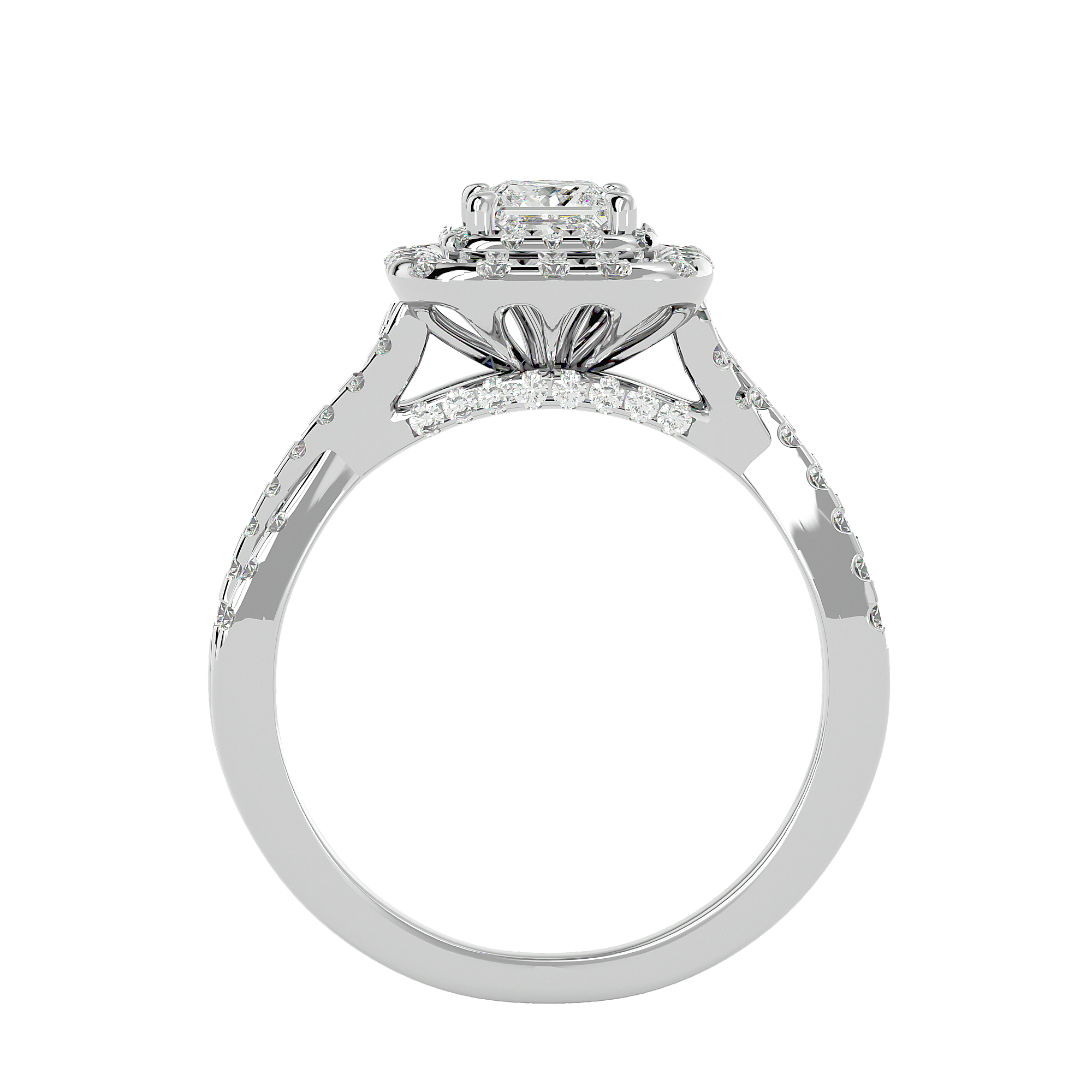 HOH Camille Diamond Halo Ring