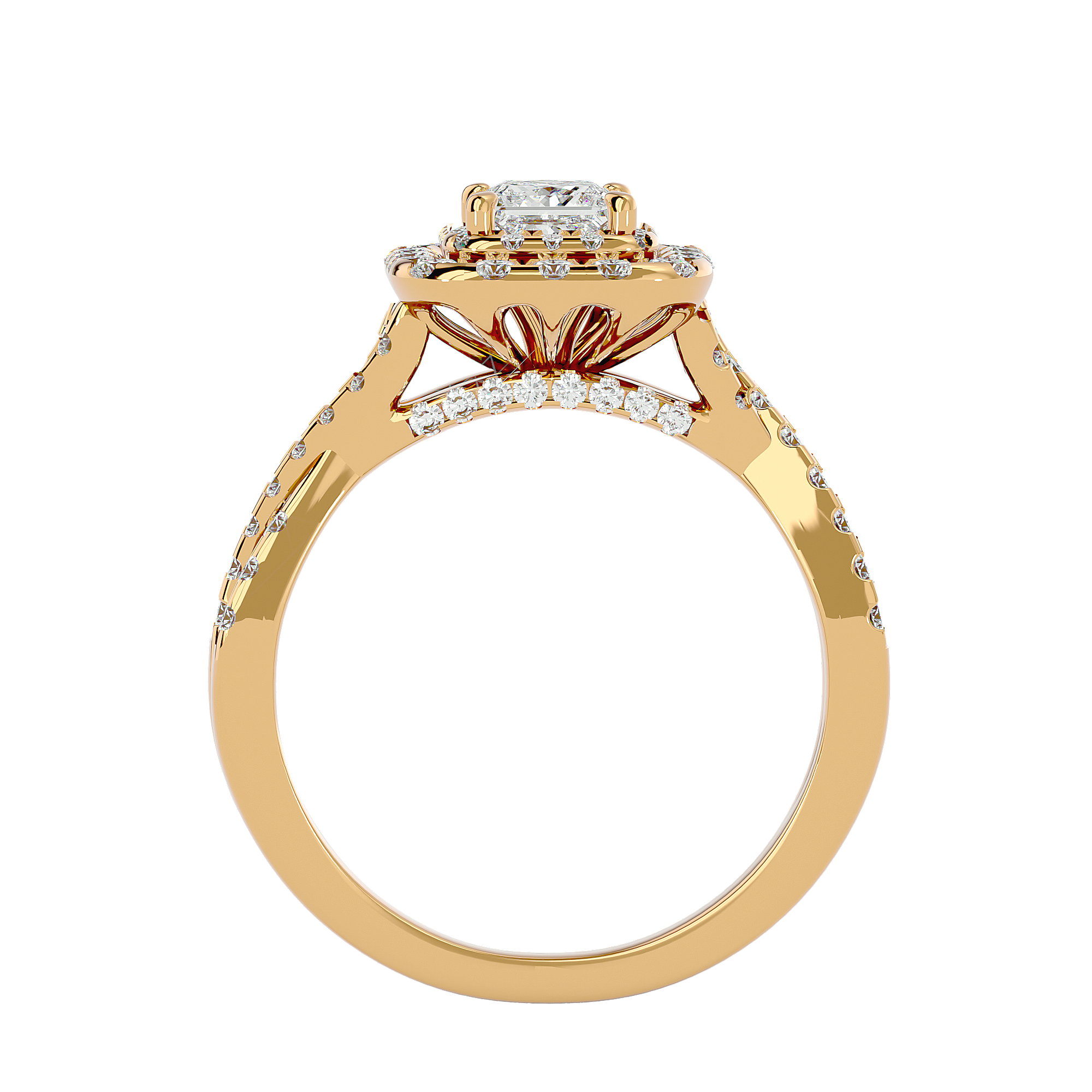 HOH Camille Diamond Halo Ring