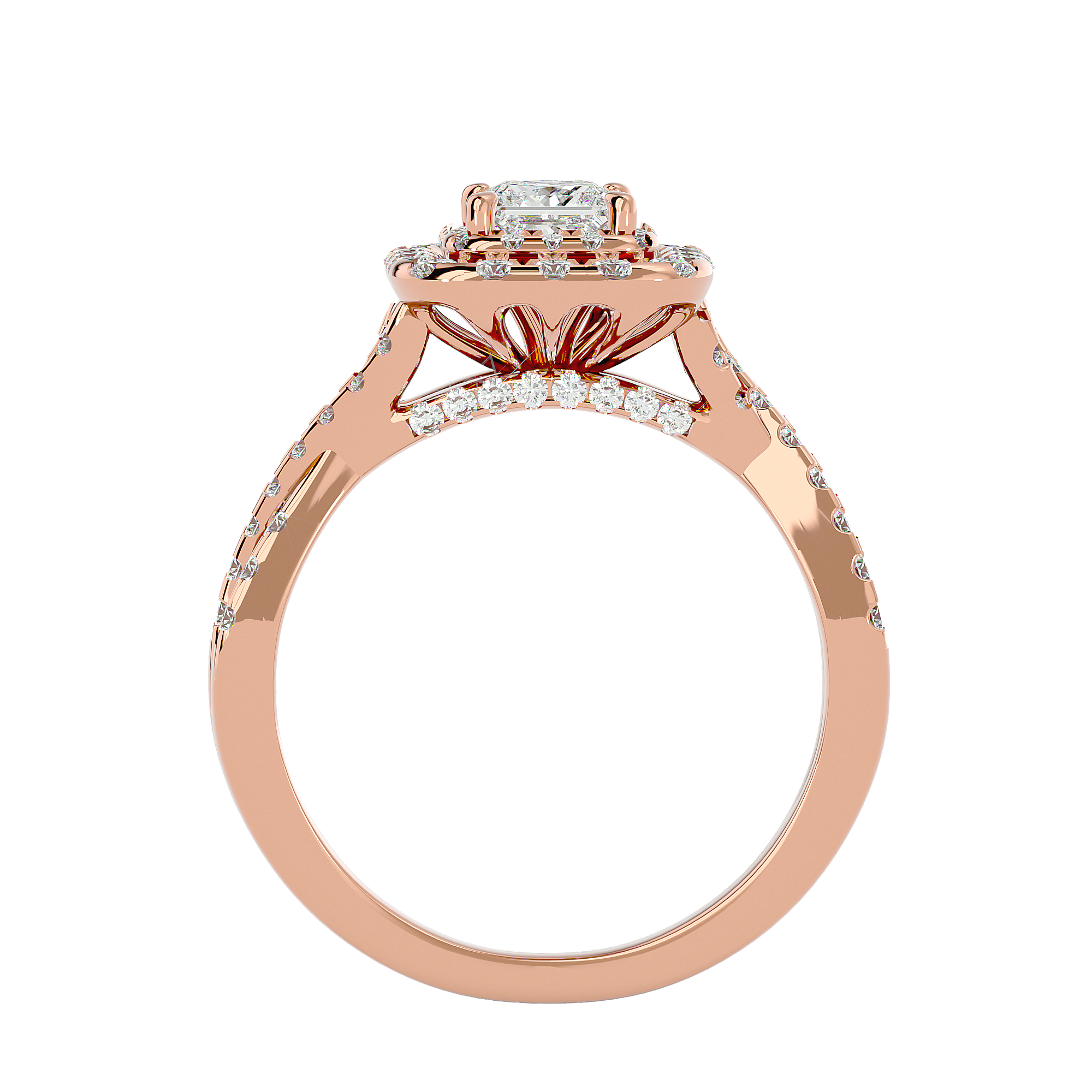 HOH Camille Diamond Halo Ring
