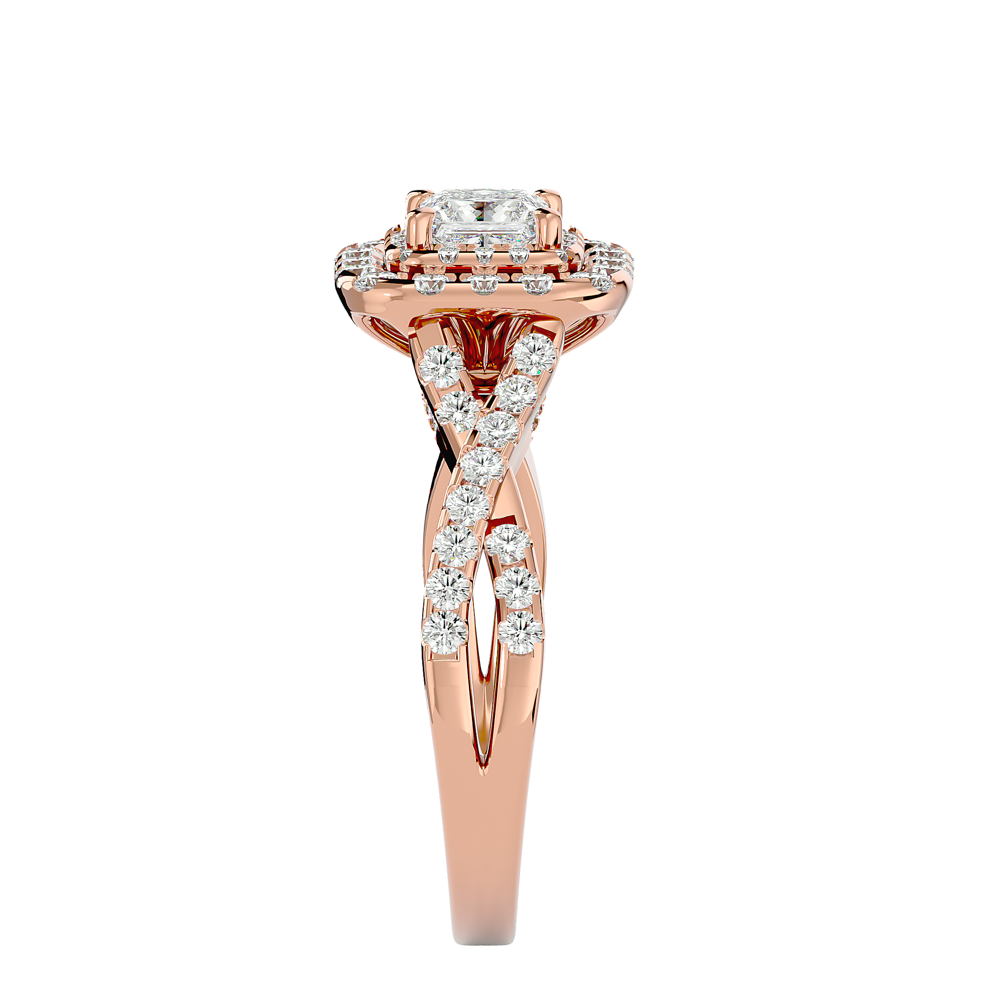 HOH Camille Diamond Halo Ring